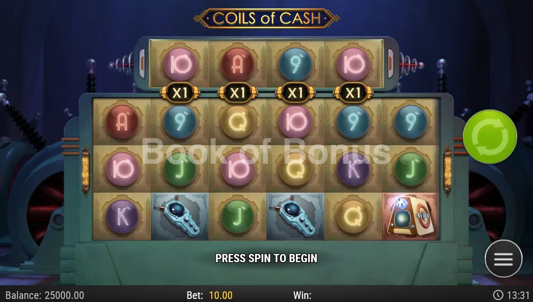 Jeu de base Coils of Cash