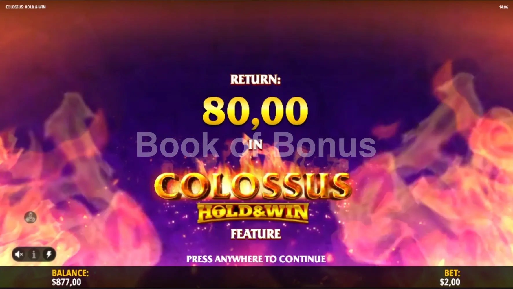 Colossus Hold & Win par iSoftBet - gros gain