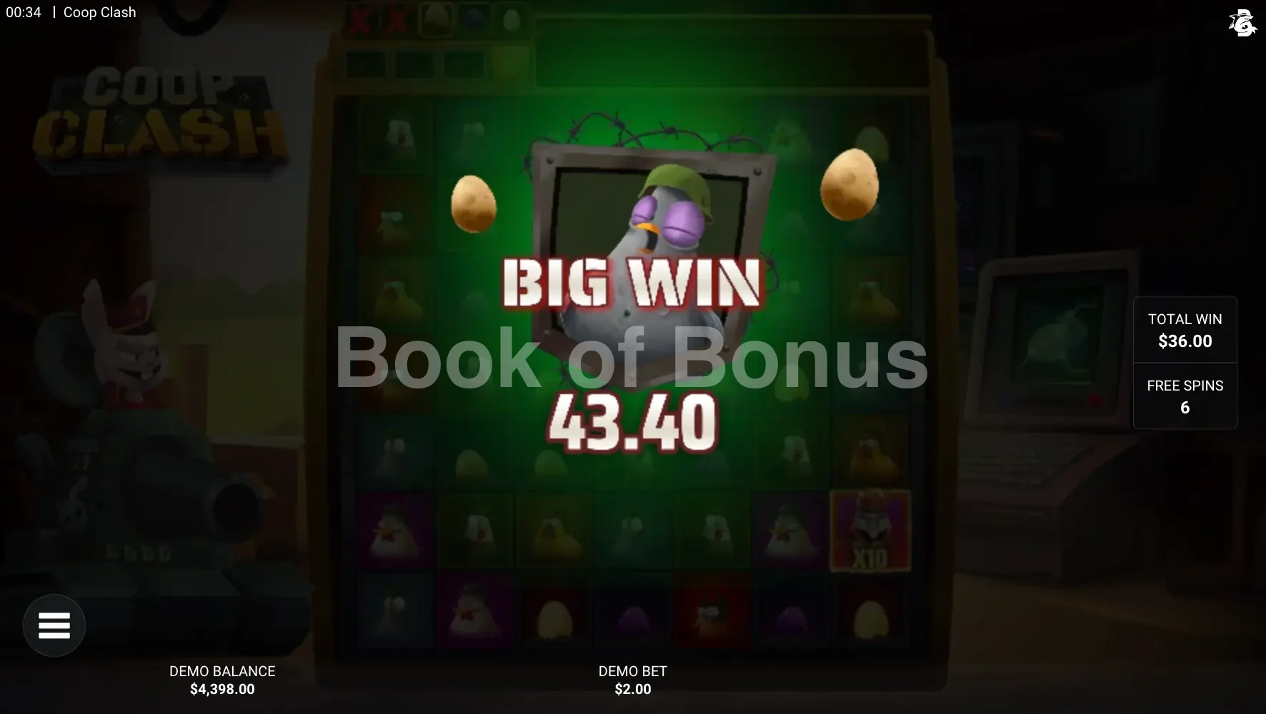 Coop Clash par Hacksaw Gaming - gros gain