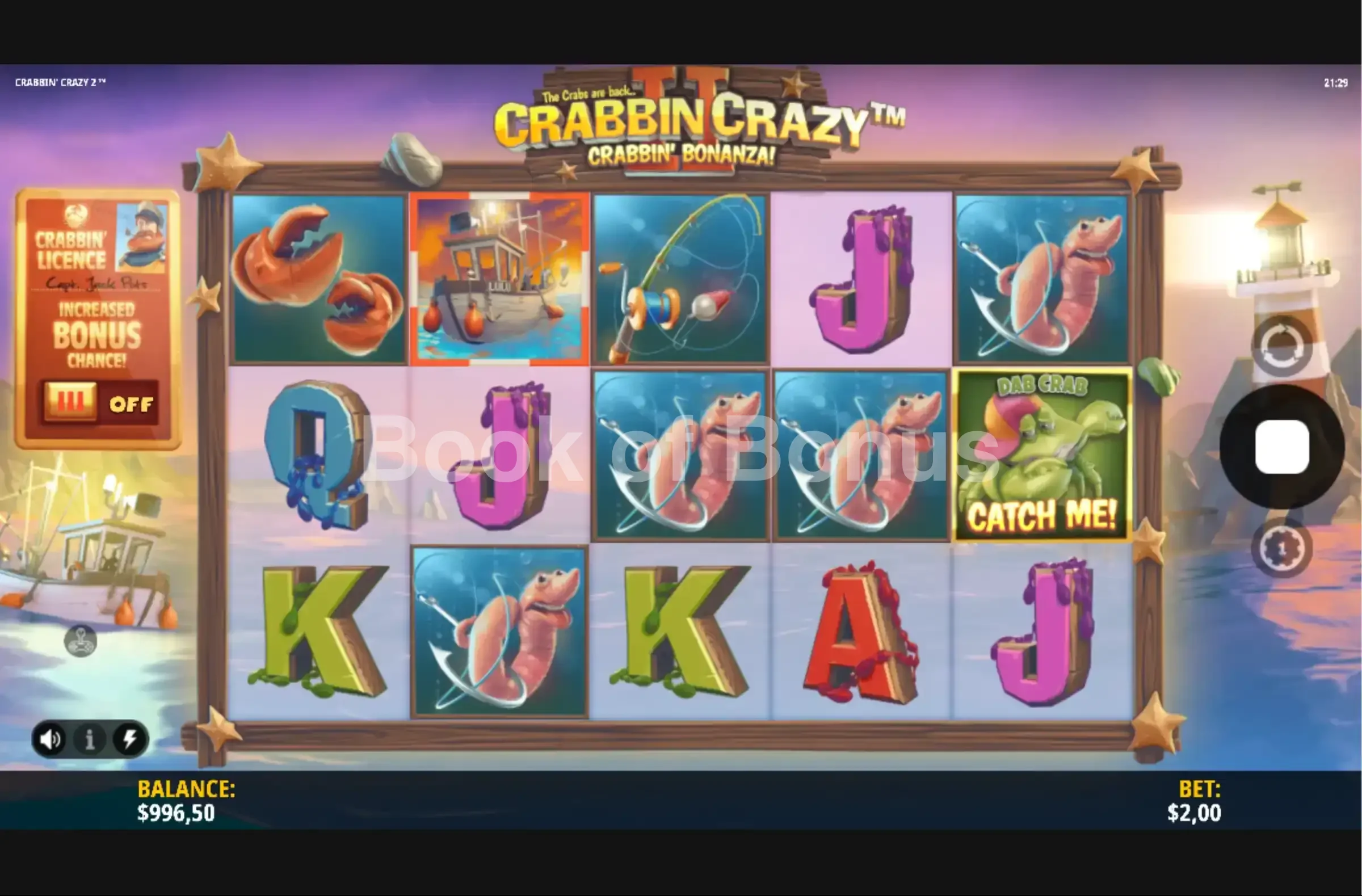 Jeu de base Crabbin' Crazy 2 Crabbin' Bonanza!