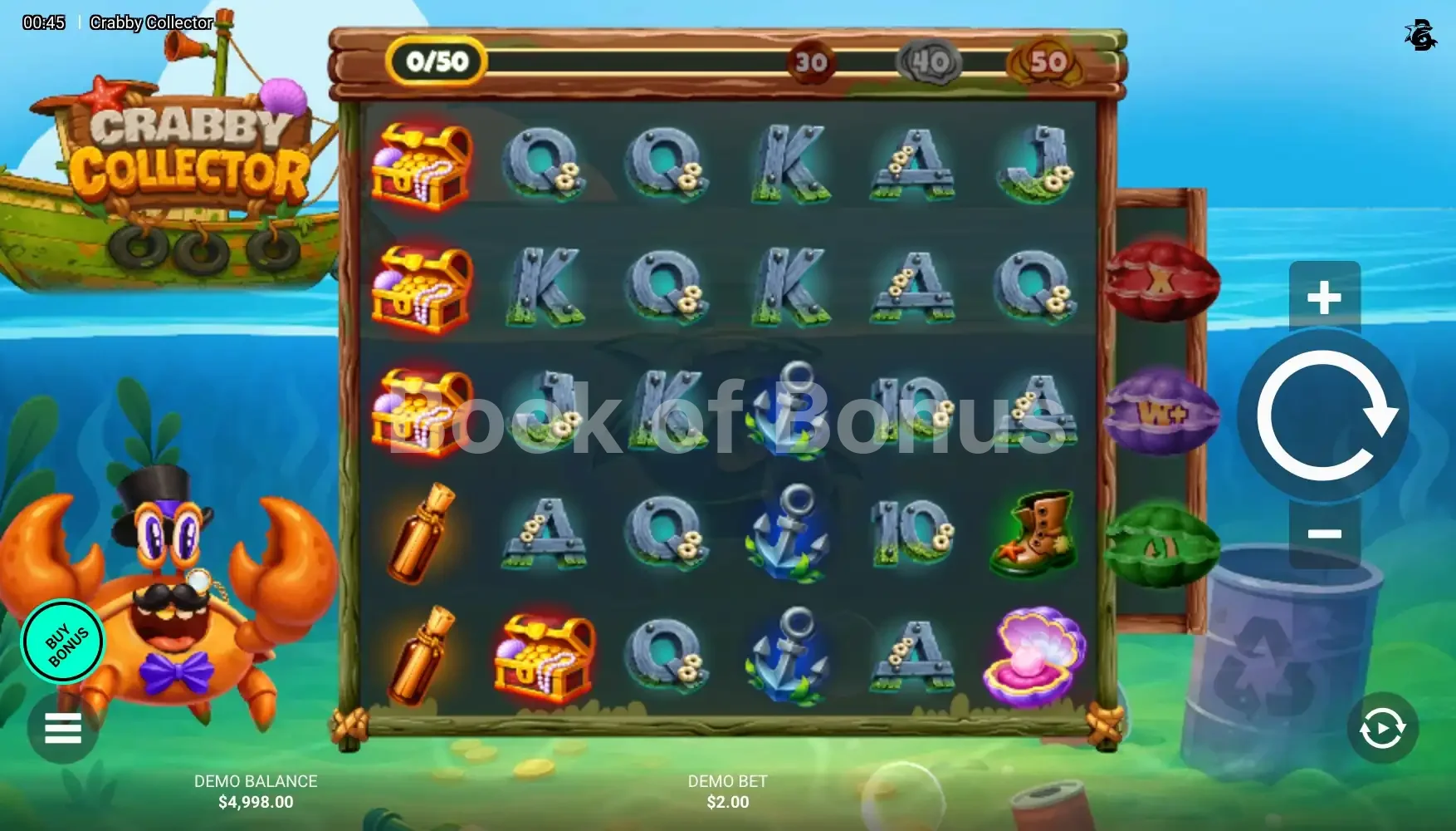 Jeu de base Crabby Collector