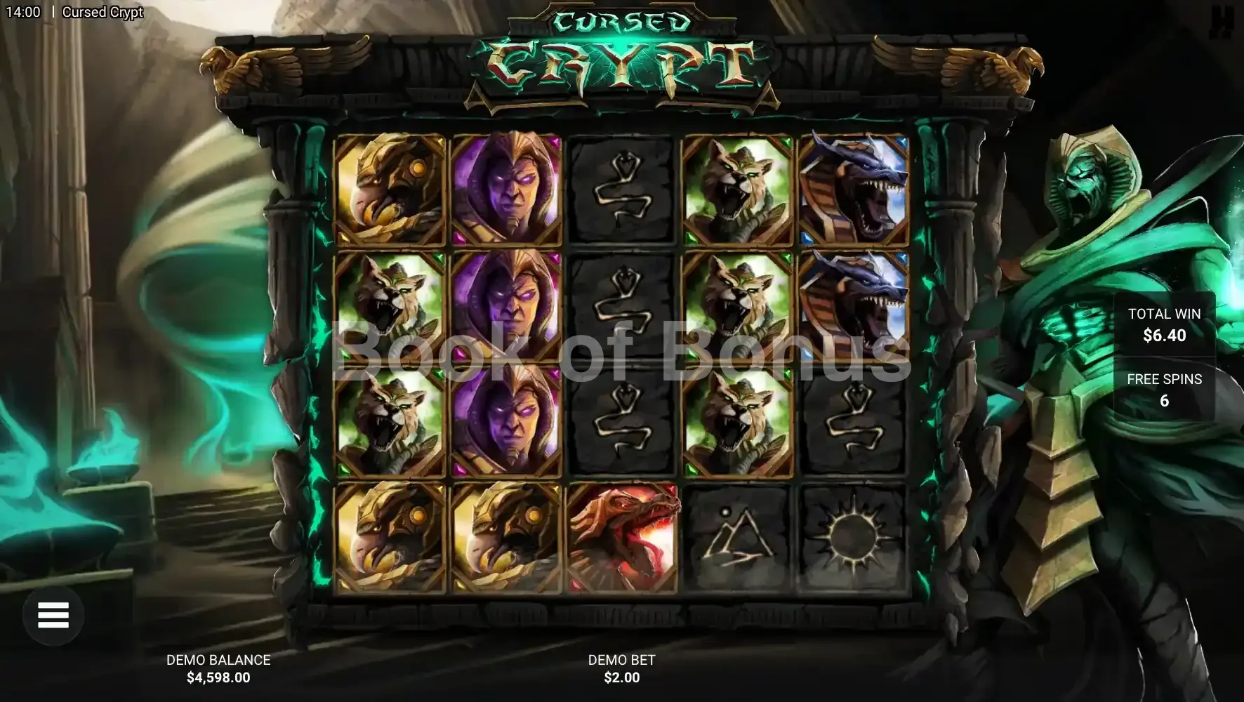 Tours gratuits Cursed Crypt