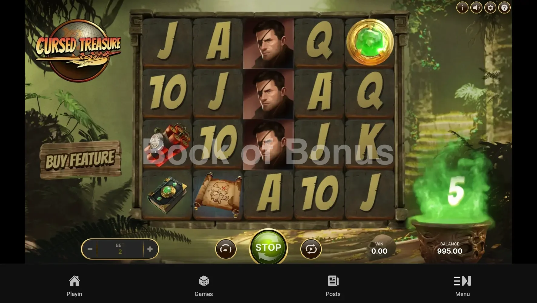 Jeu de base Cursed Treasure