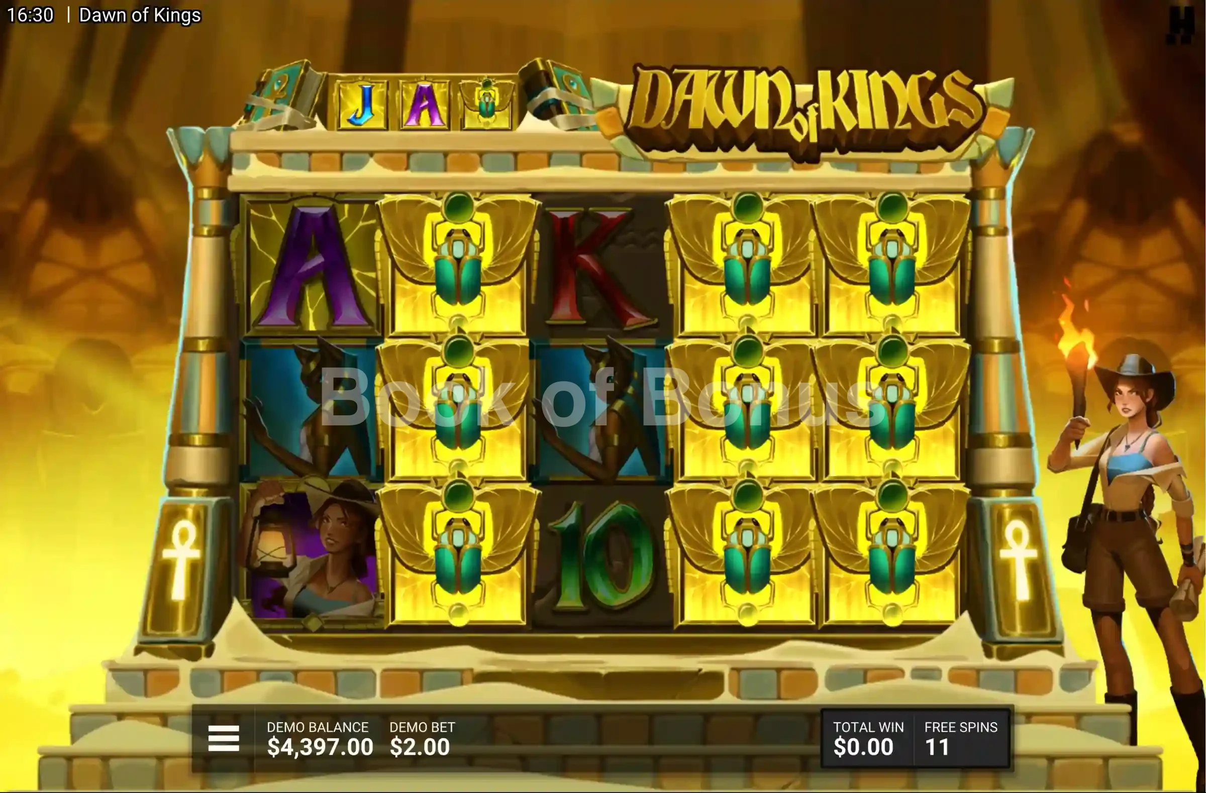 Dawn of Kings par Hacksaw Gaming - tours gratuits