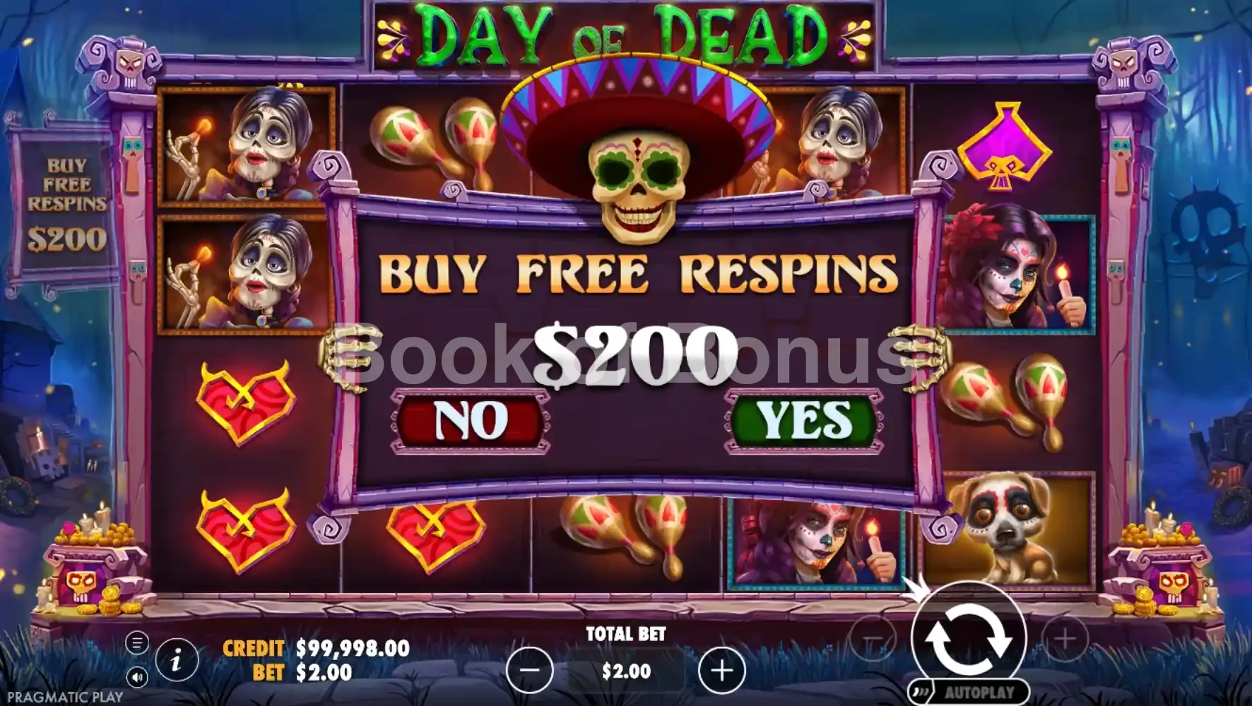 Achat de bonus Day of Dead