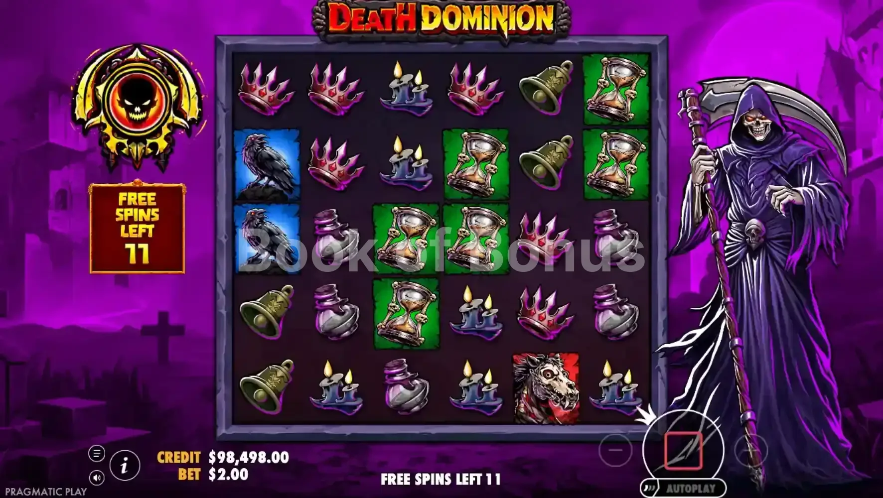 Death Dominion par Pragmatic Play - tours gratuits