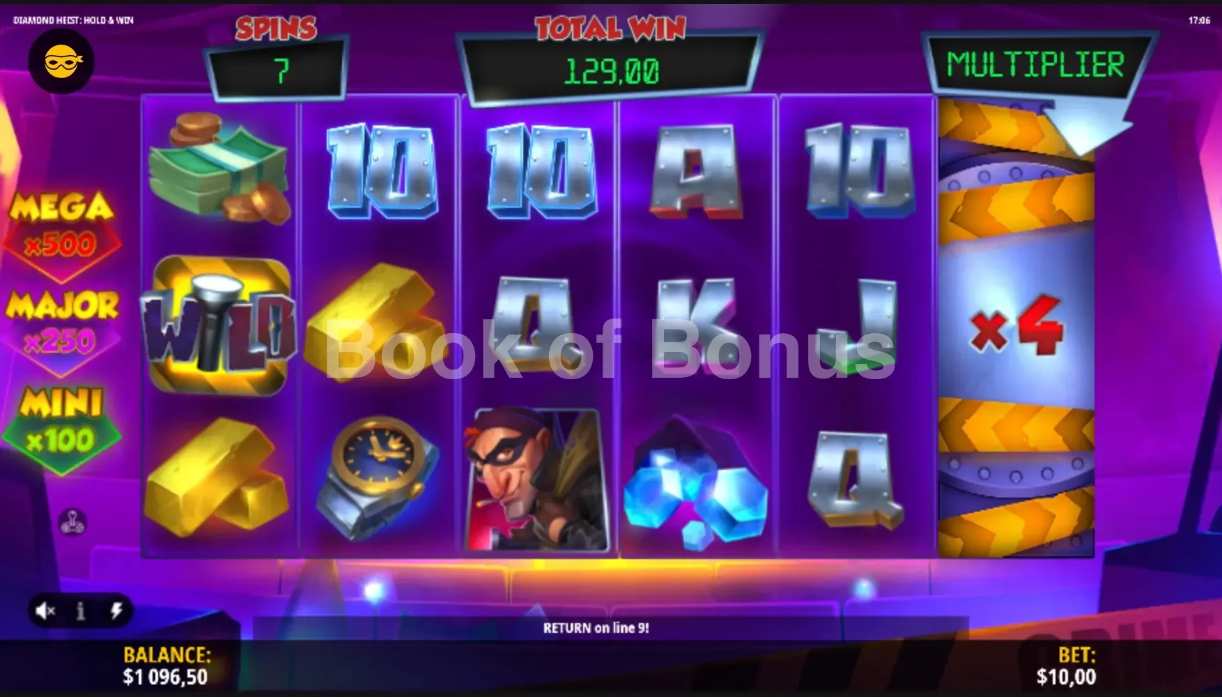 Diamond Heist Hold & Win par iSoftBet - tours gratuits