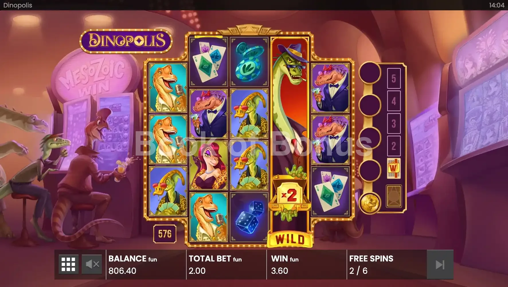 Dinopolis par Push Gaming - tours gratuits