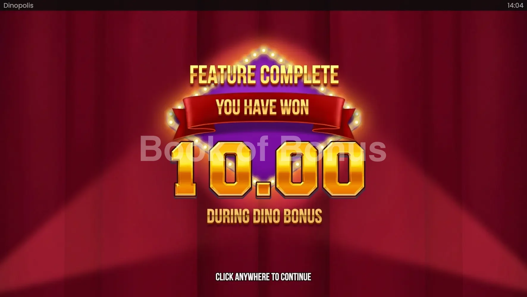 Dinopolis par Push Gaming - gros gain