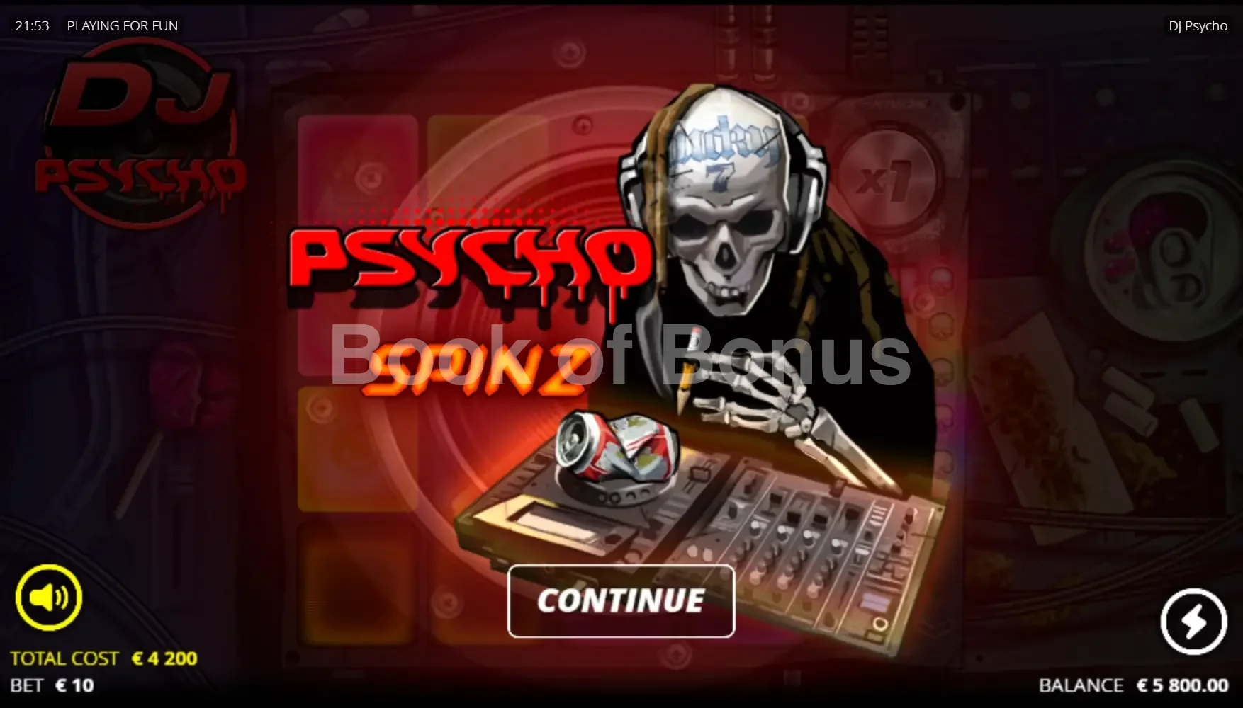 DJ Psycho par Nolimit City - tours gratuits