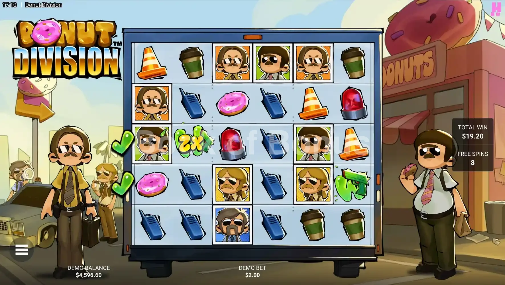 Donut Division par Hacksaw Gaming - tours gratuits