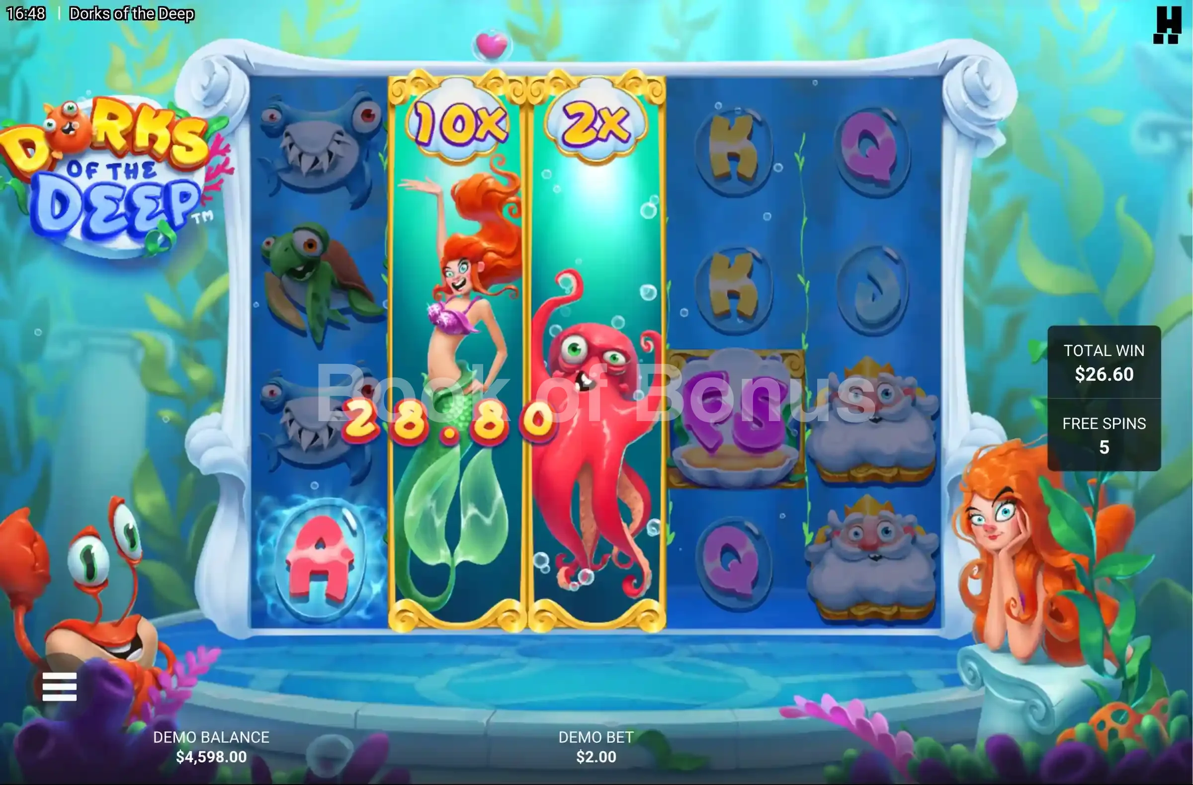 Dorks of the Deep par Hacksaw Gaming - tours gratuits