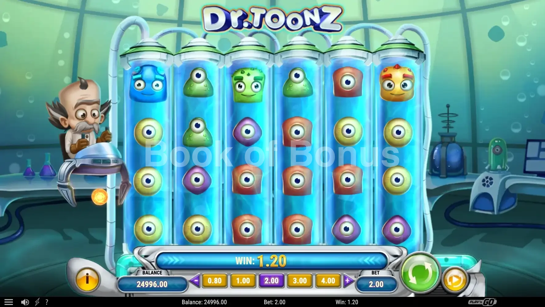 Dr Toonz par Play'n GO - base game 2