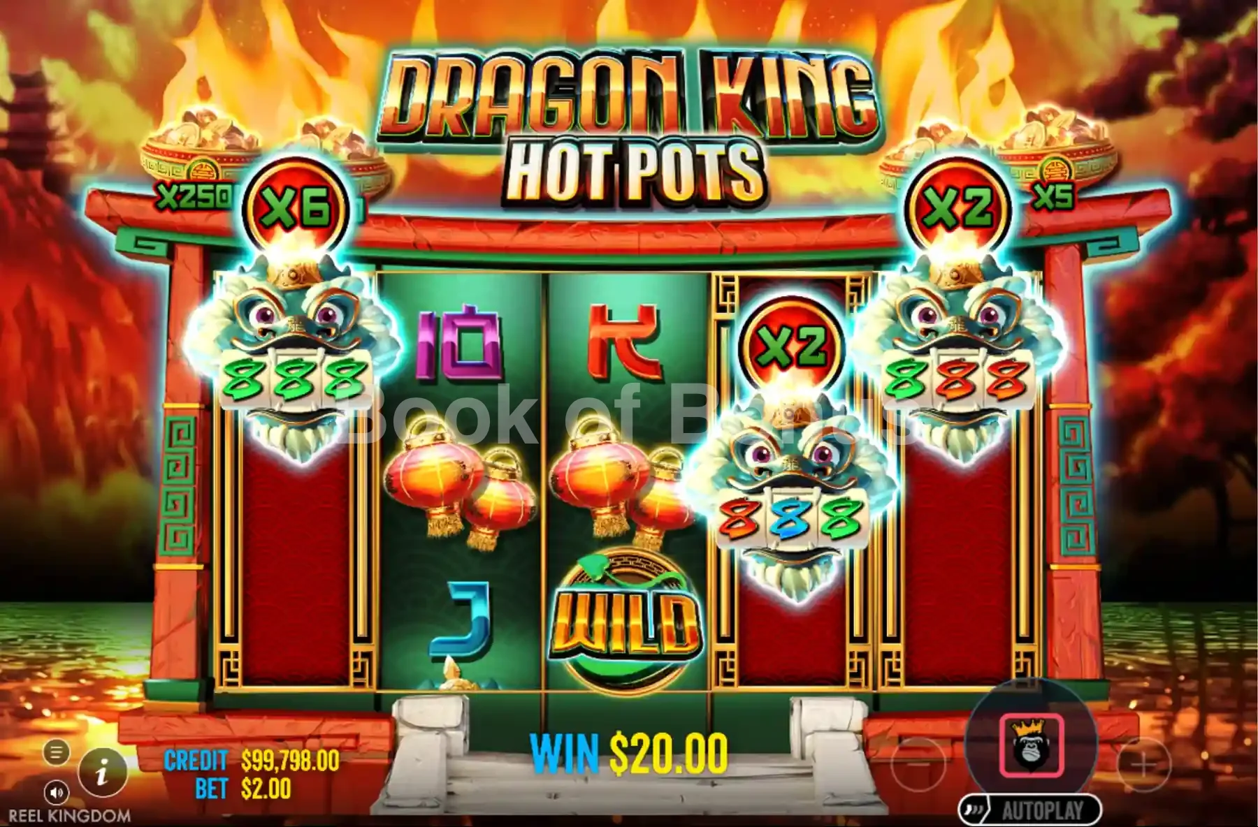 Dragon King Hot Pots par Reel Kingdom - tours gratuits