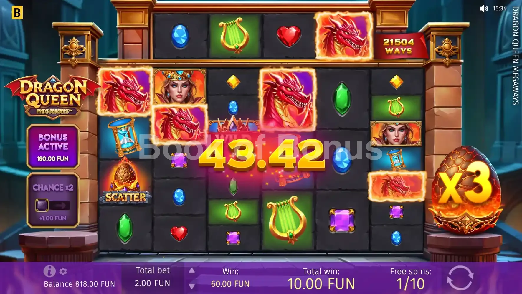 Dragon Queen Megaways par BGaming - tours gratuits