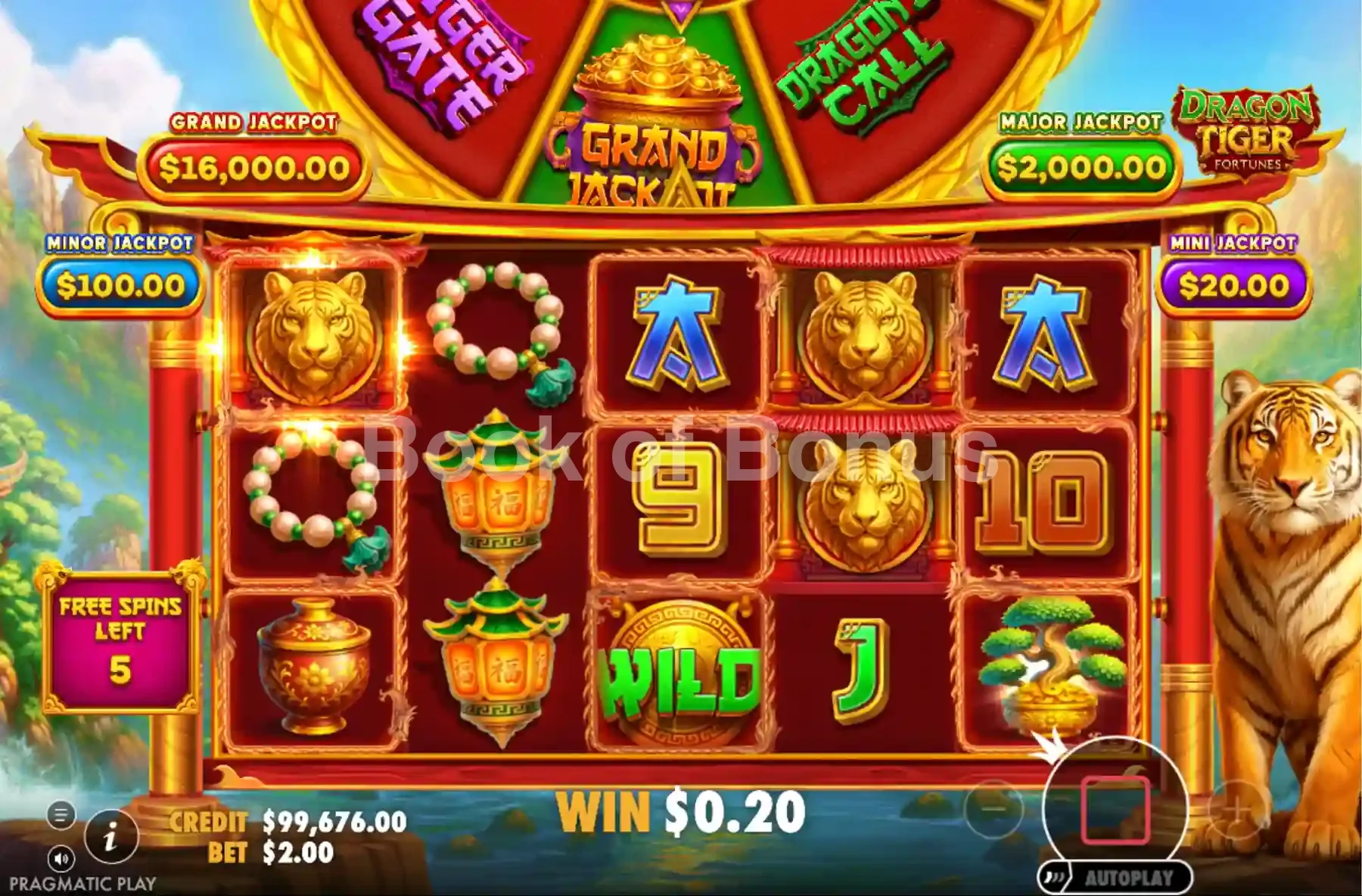 Dragon Tiger Fortunes par Pragmatic Play - tours gratuits