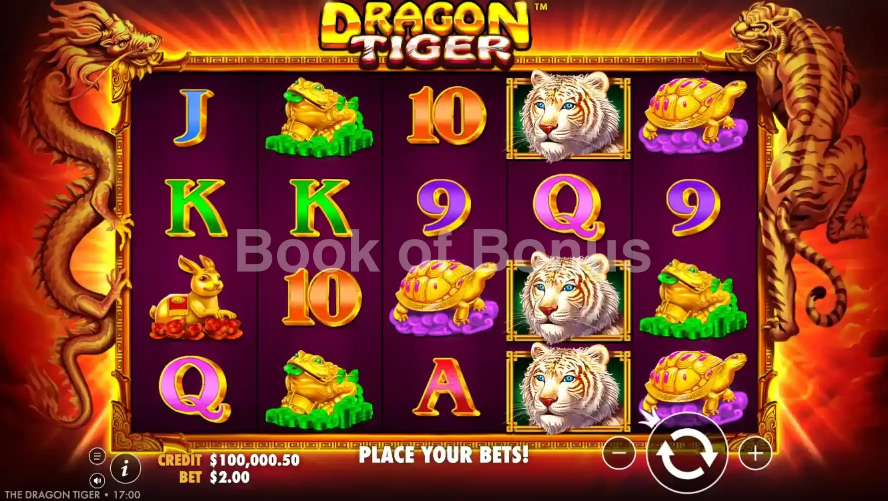 Dragon Tiger par Pragmatic Play - base game 2