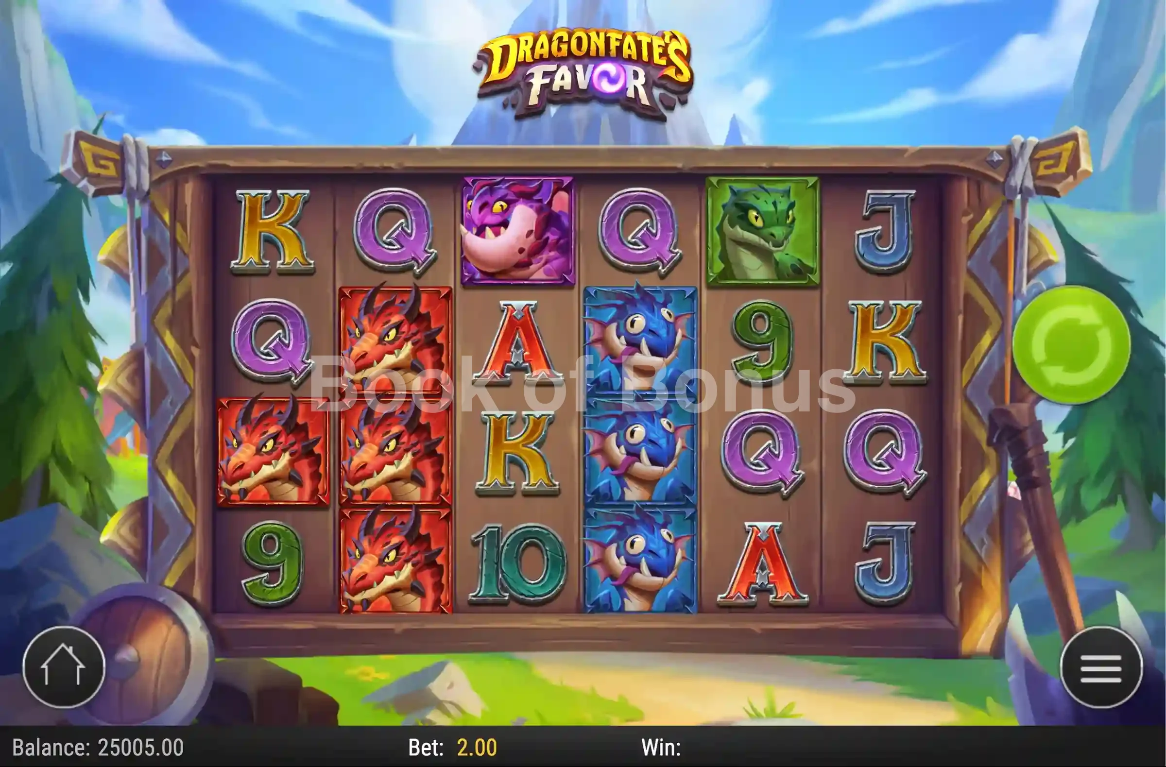 Dragonfate's Favor par Play'n GO - base game 2