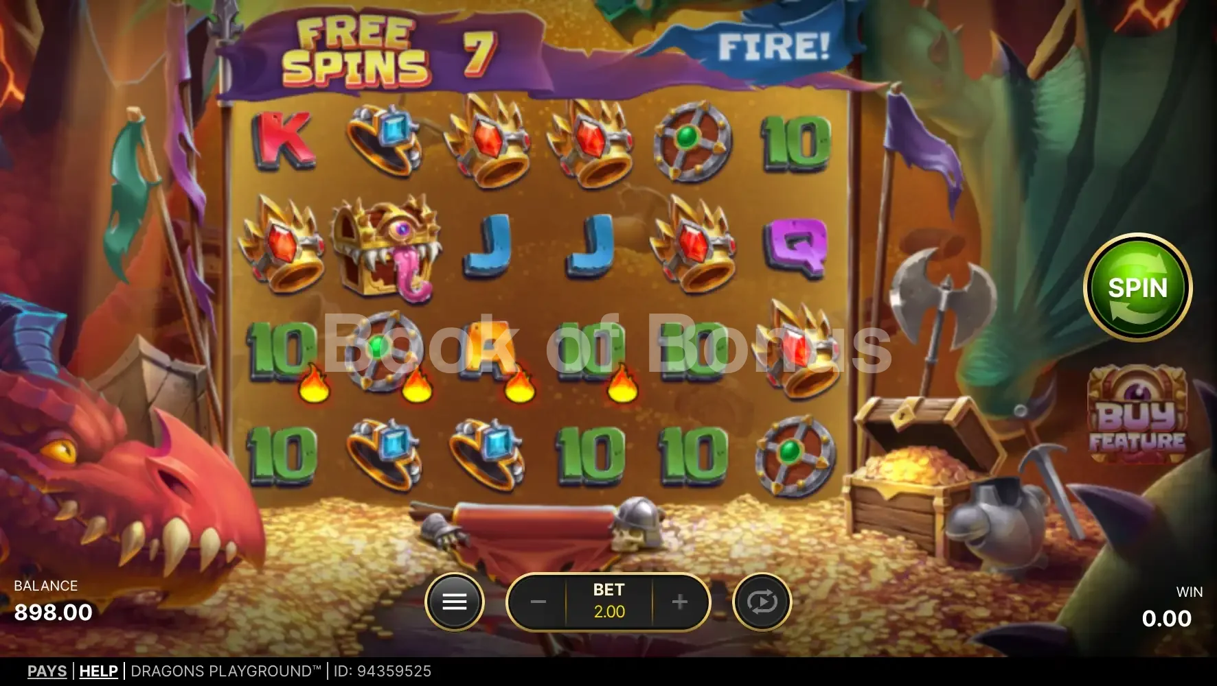 Dragons Playground par NetEnt - tours gratuits