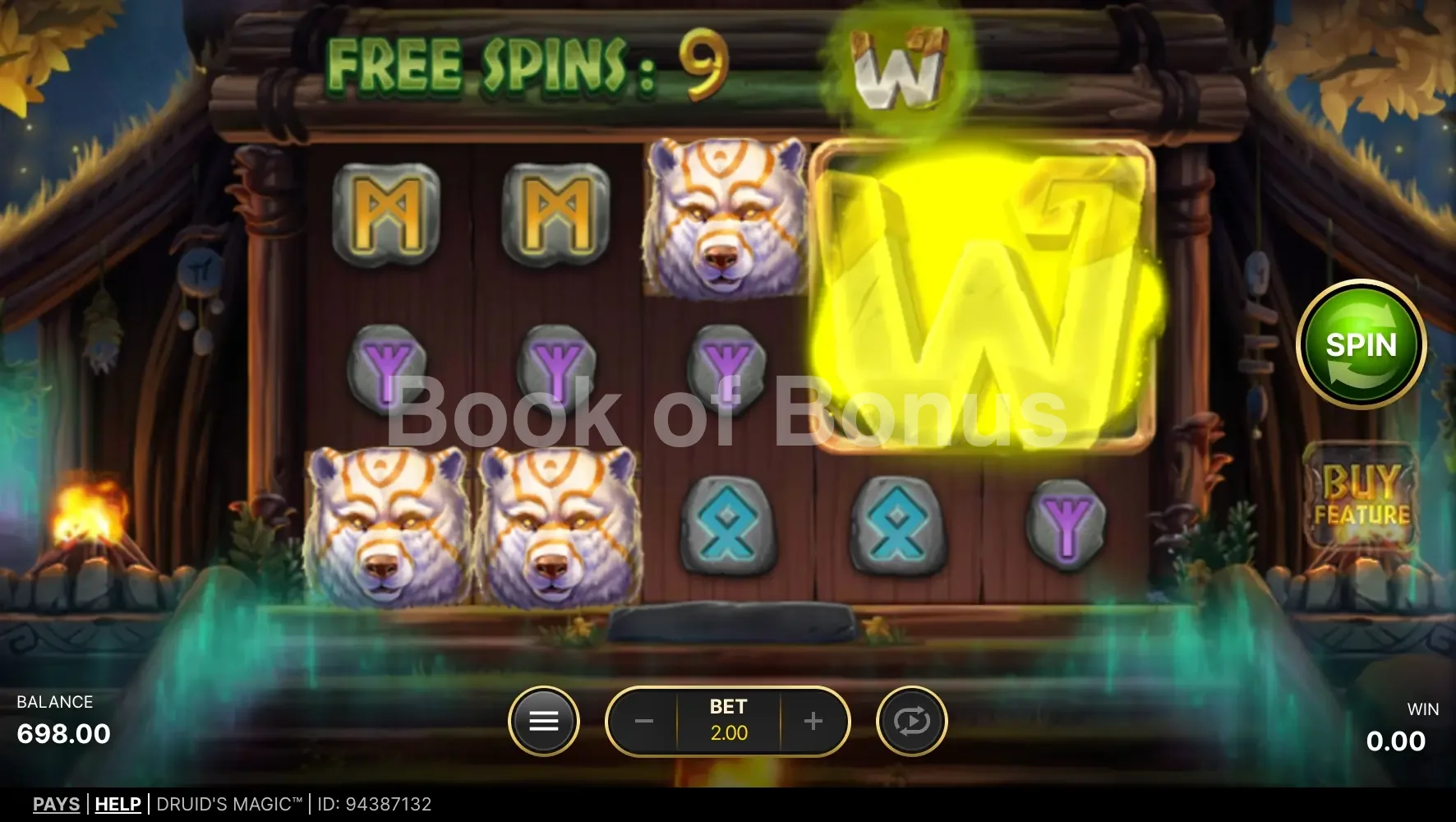 Druid's Magic par NetEnt - tours gratuits