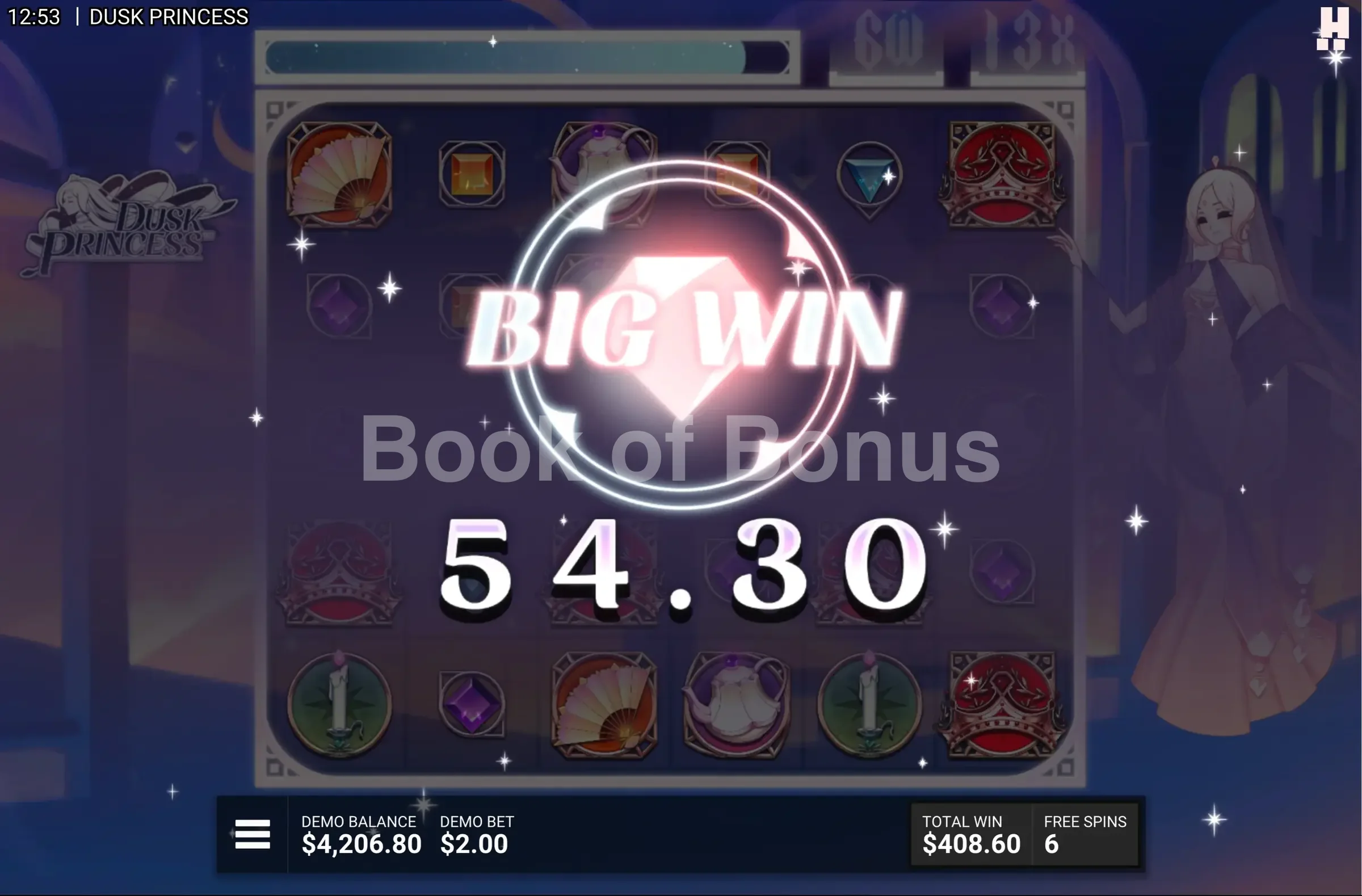 Gros gain sur Dusk Princess