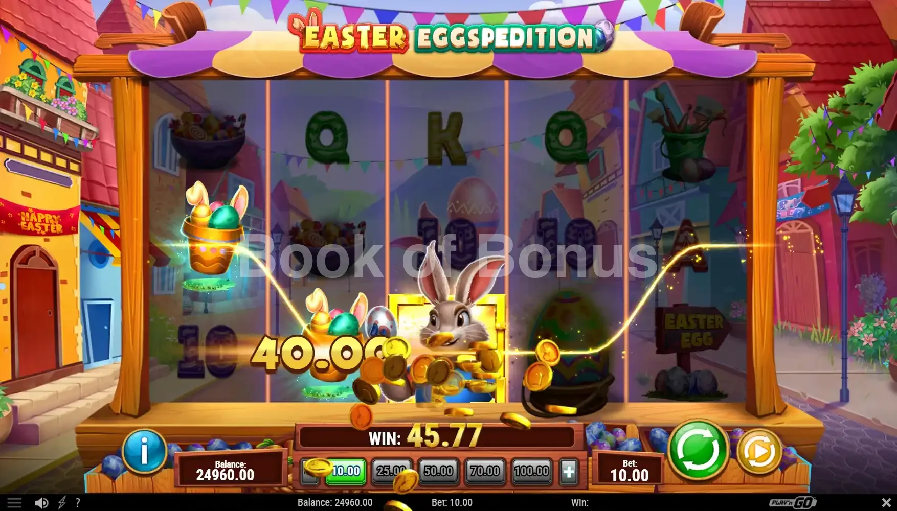 Résultat de spin Easter Eggspedition