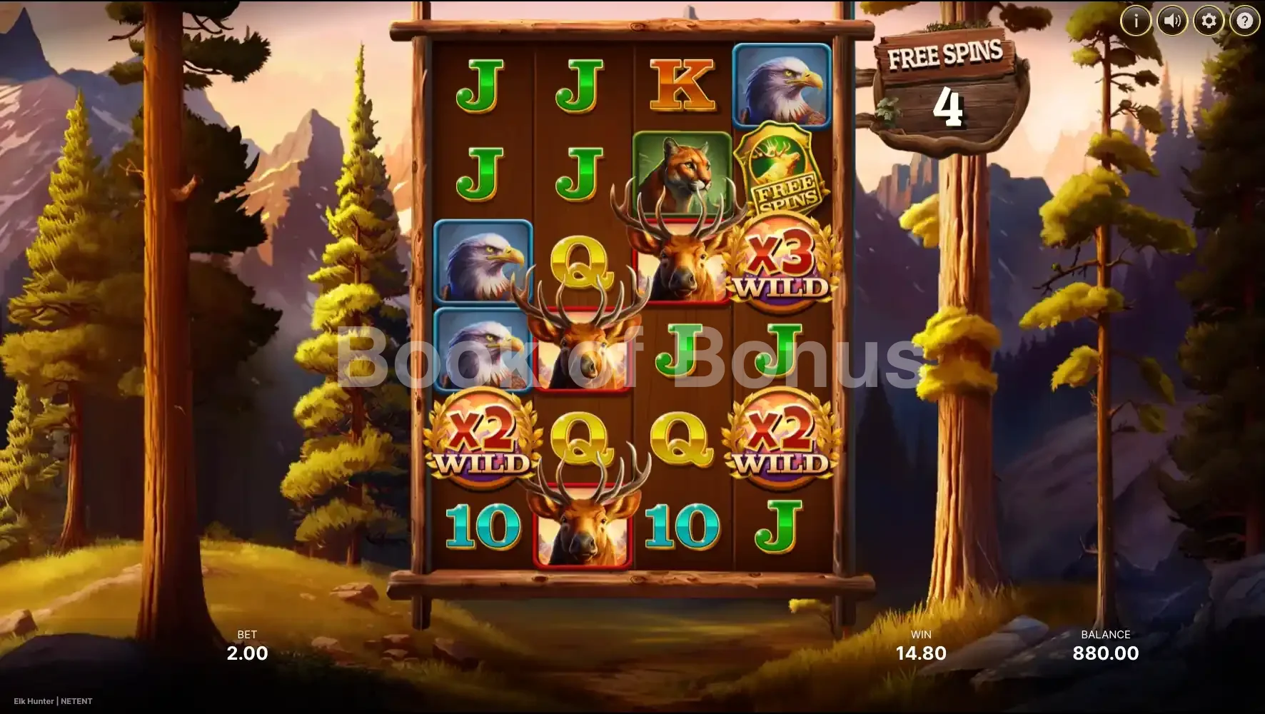 Elk Hunter par NetEnt - tours gratuits