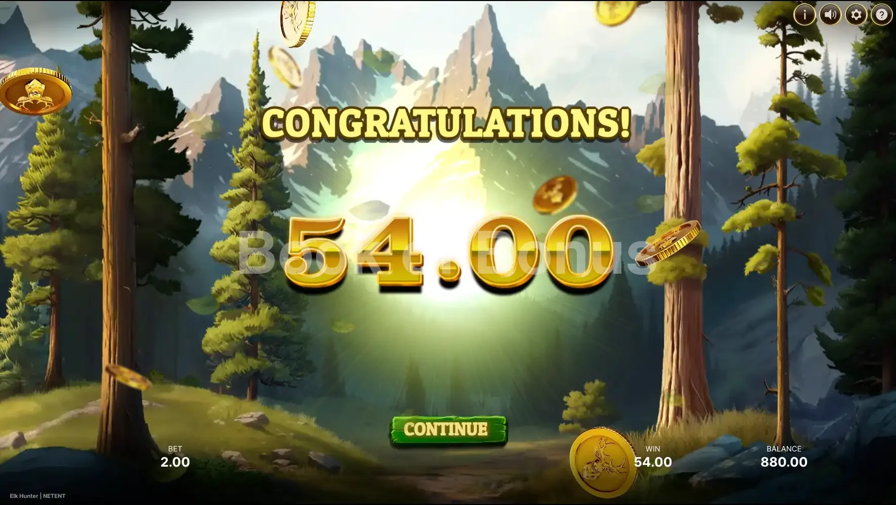 Elk Hunter par NetEnt - gros gain