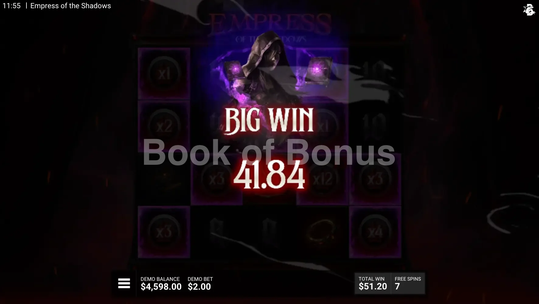 Big win Empress of the Shadows