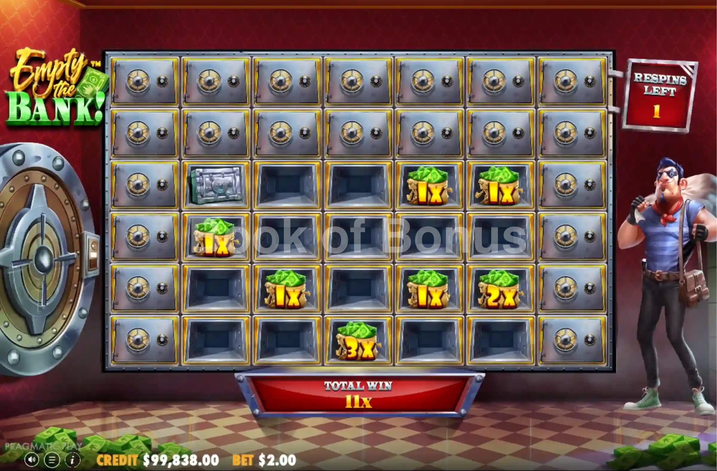 Tours gratuits Empty the Bank