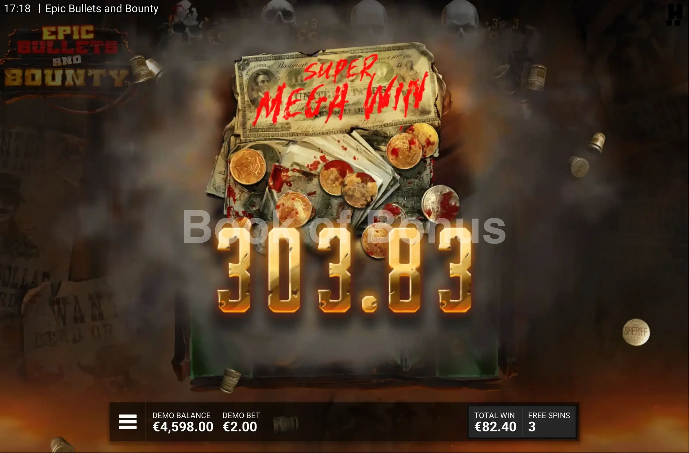 Epic Bullets & Bounty par Hacksaw Gaming - gros gain