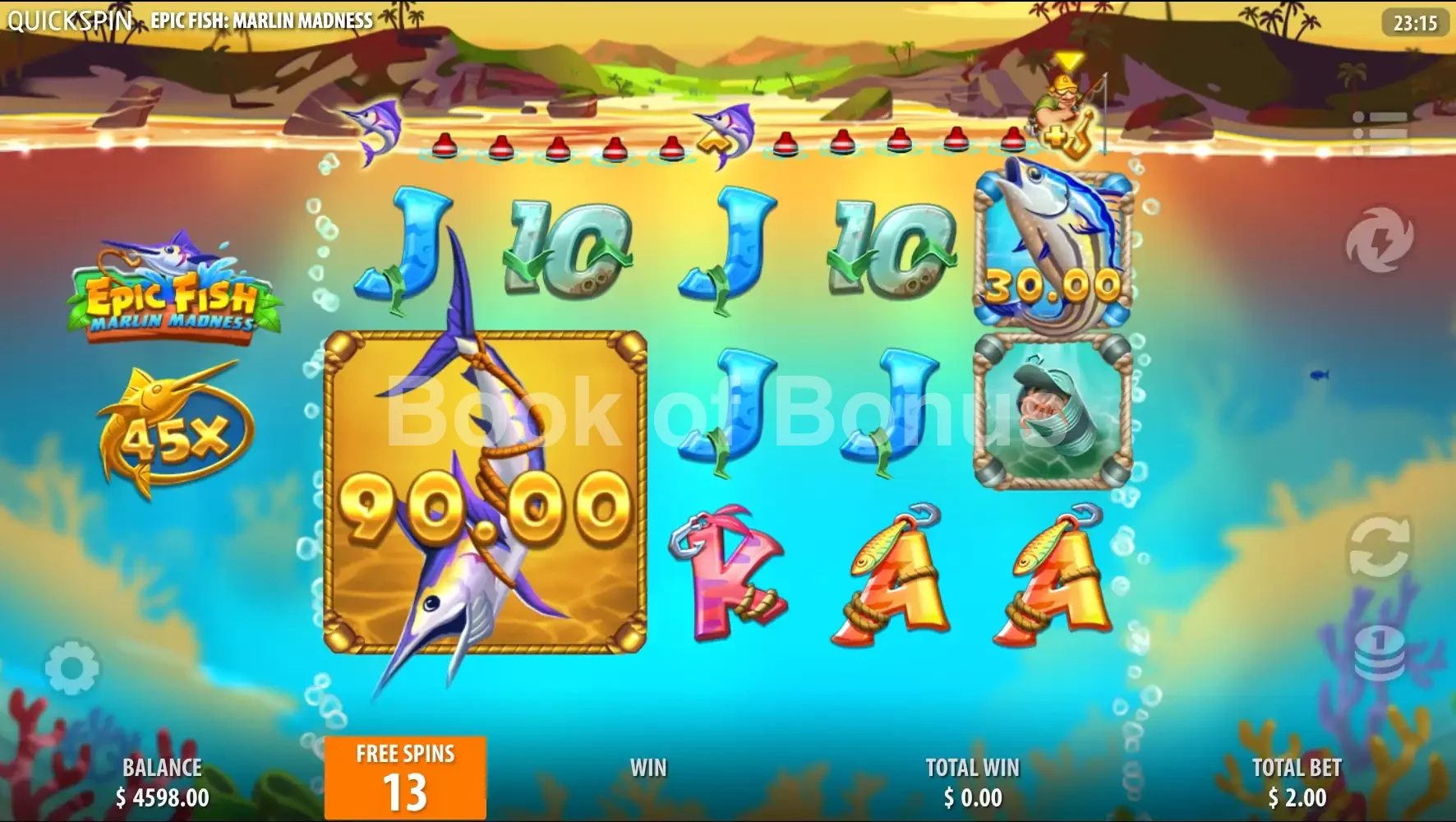 Epic Fish Marlin Madness par Quickspin - tours gratuits