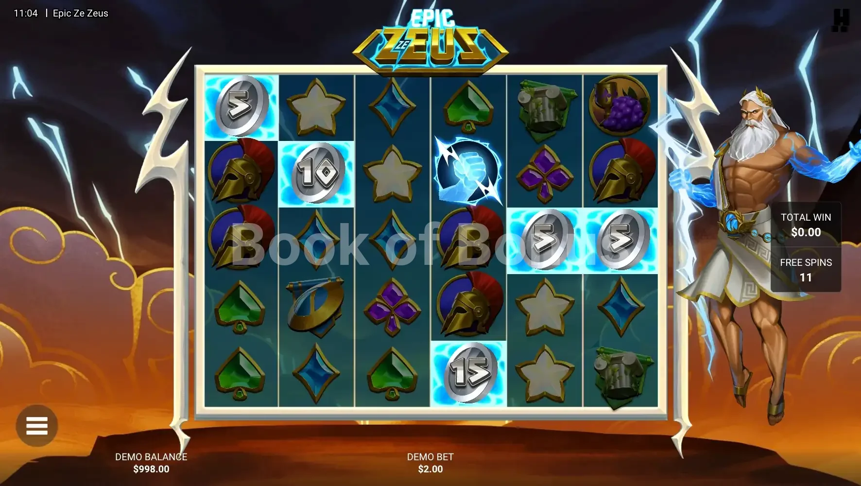 Epic Ze Zeus par Hacksaw Gaming - tours gratuits