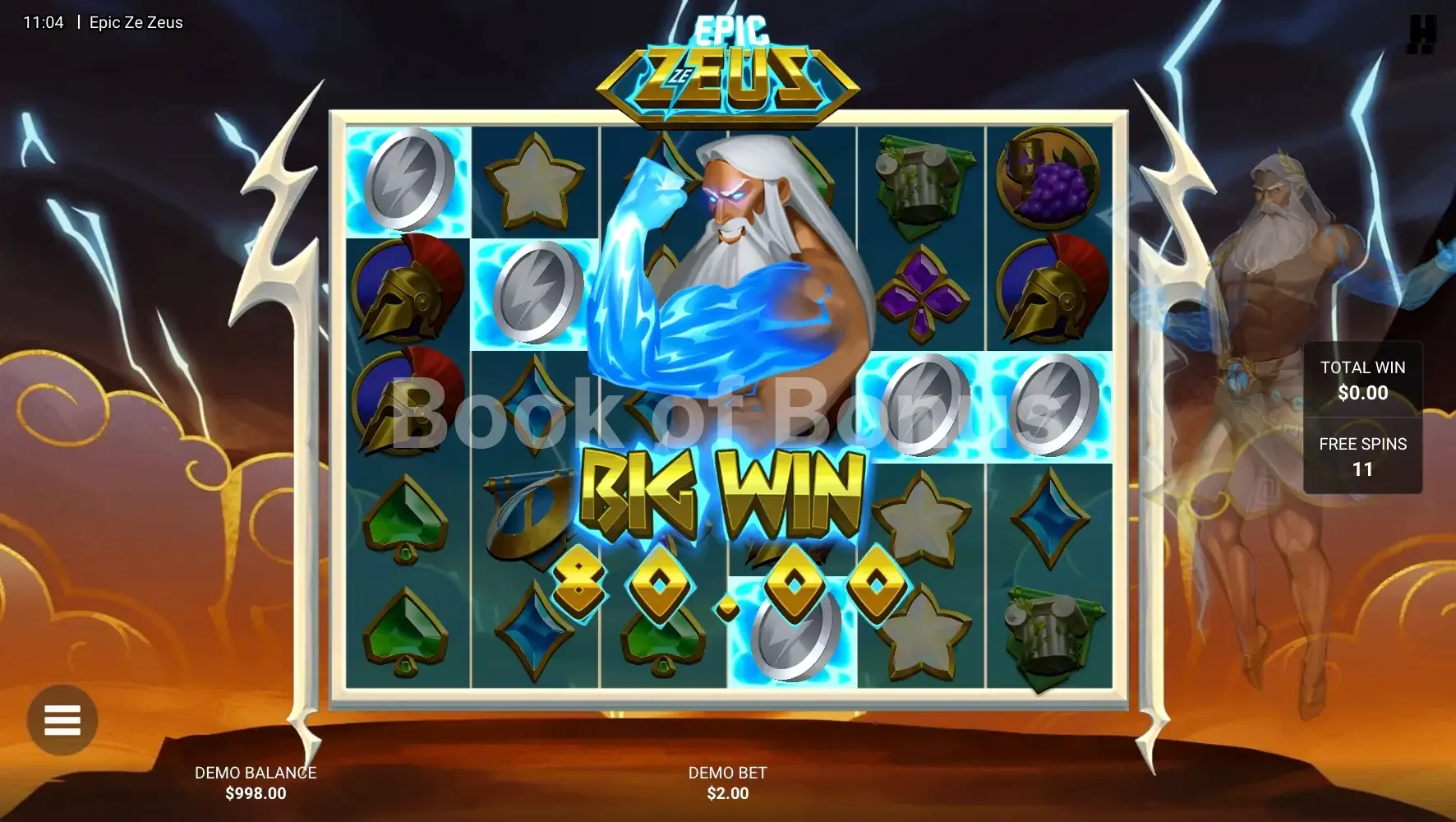Epic Ze Zeus par Hacksaw Gaming - gros gain