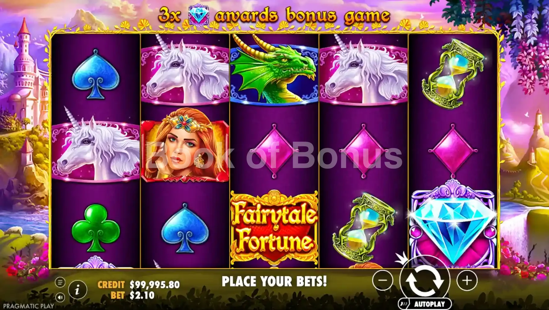 Fairytale Fortune par Pragmatic Play - base game 2