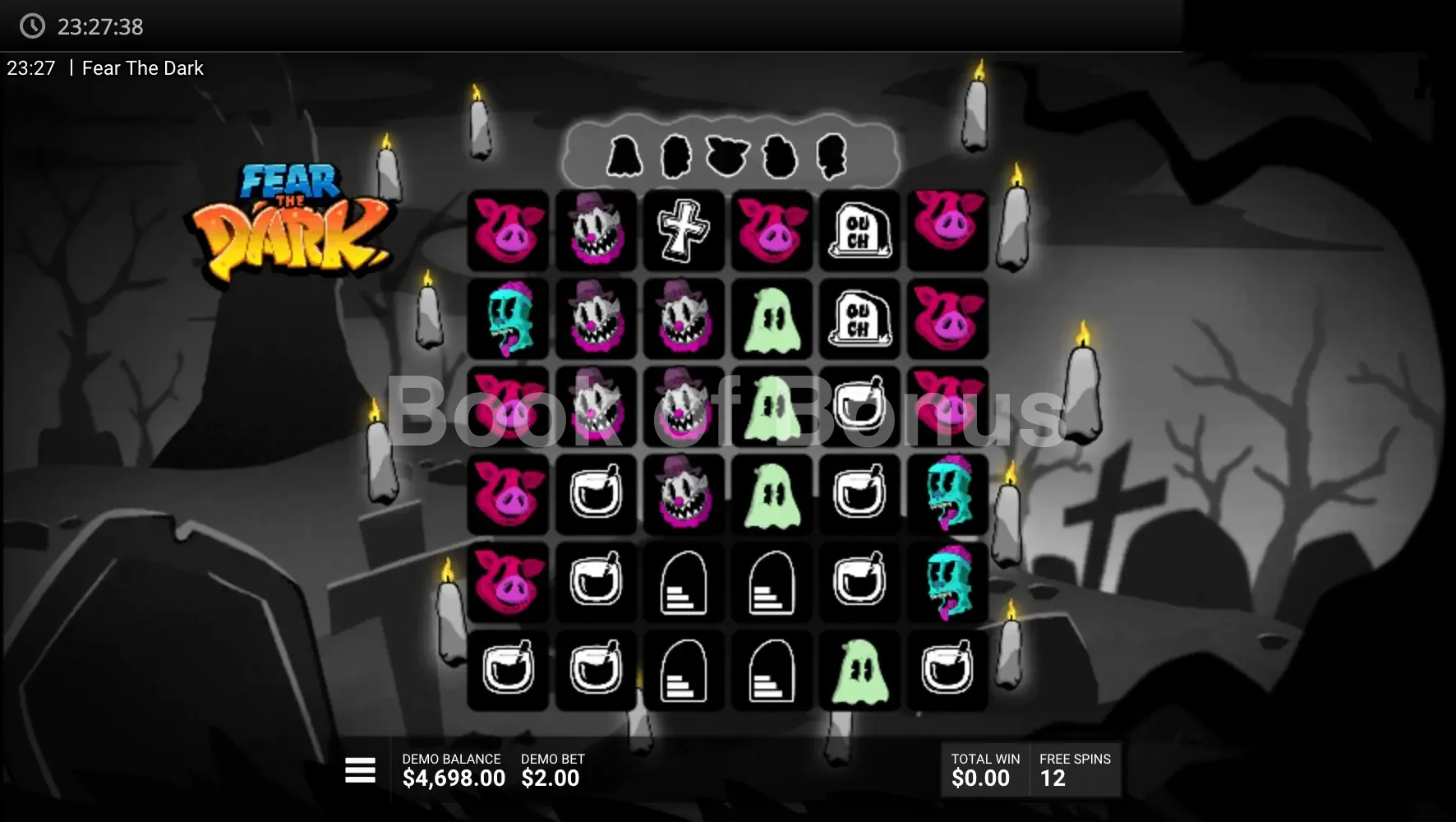 Fear the Dark par Hacksaw Gaming - tours gratuits