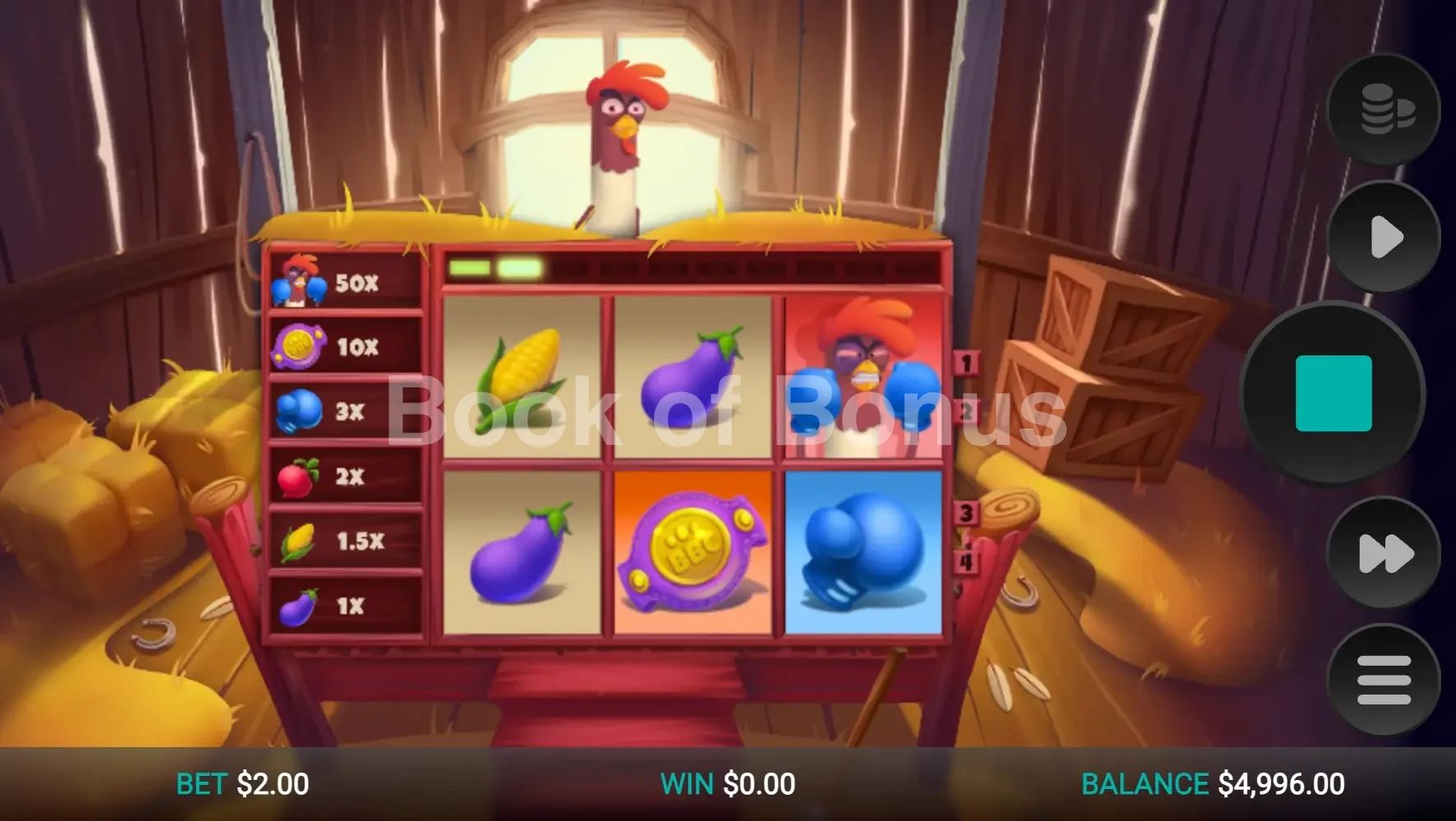 Deuxième vue du jeu Feather Fury