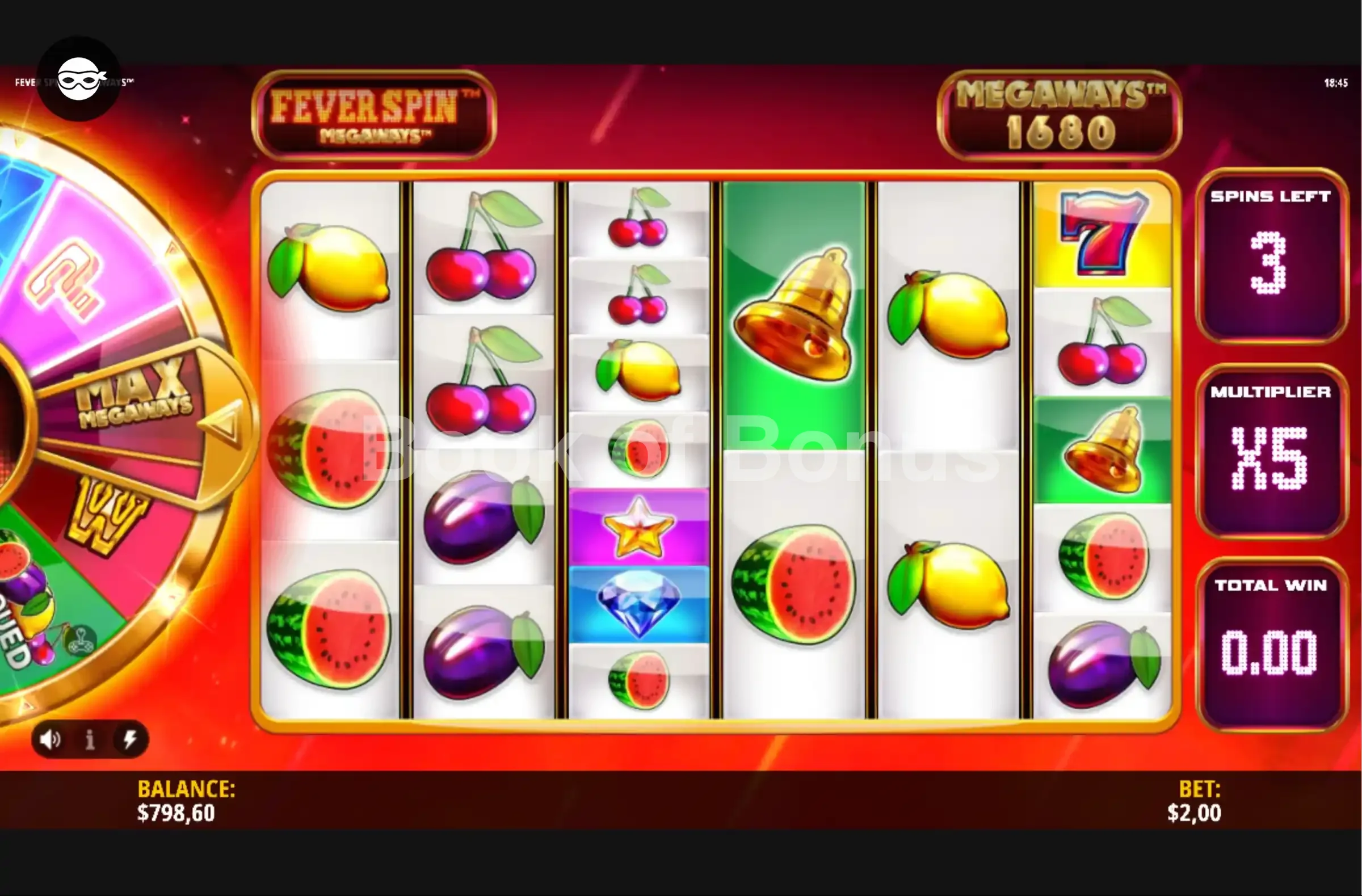 Tours gratuits Fever Spin Megaways