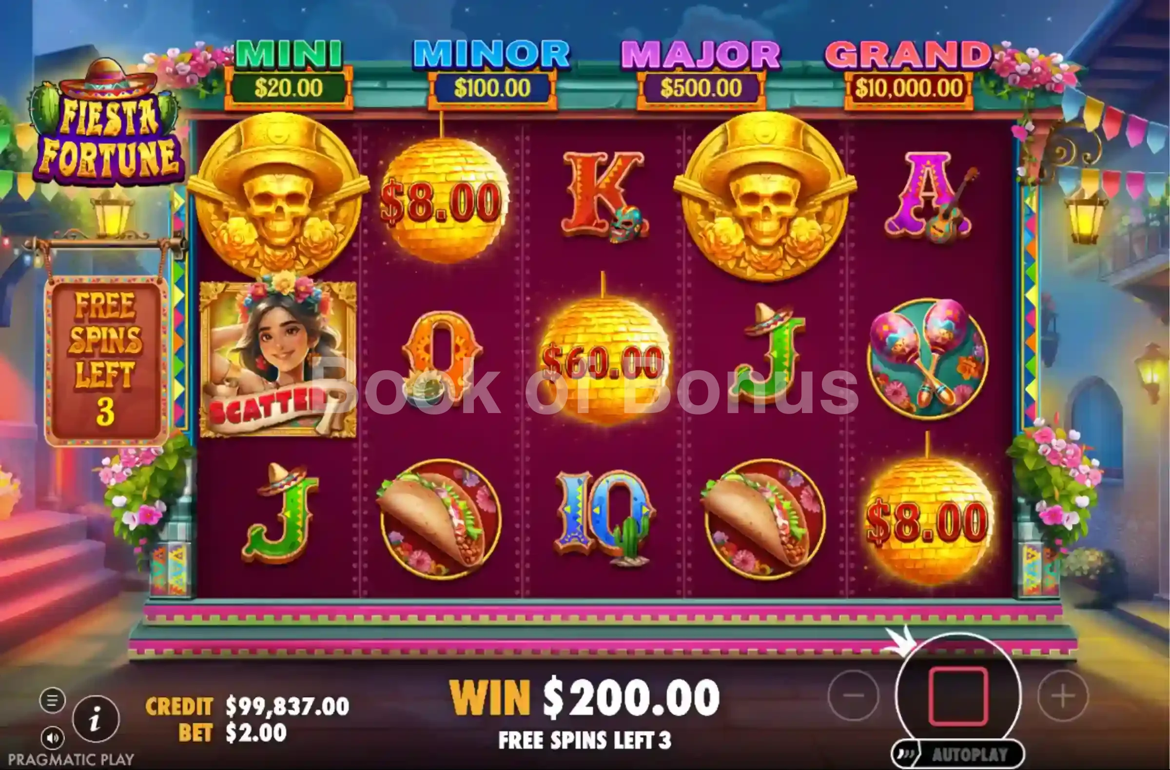 Fiesta Fortune par Pragmatic Play - tours gratuits