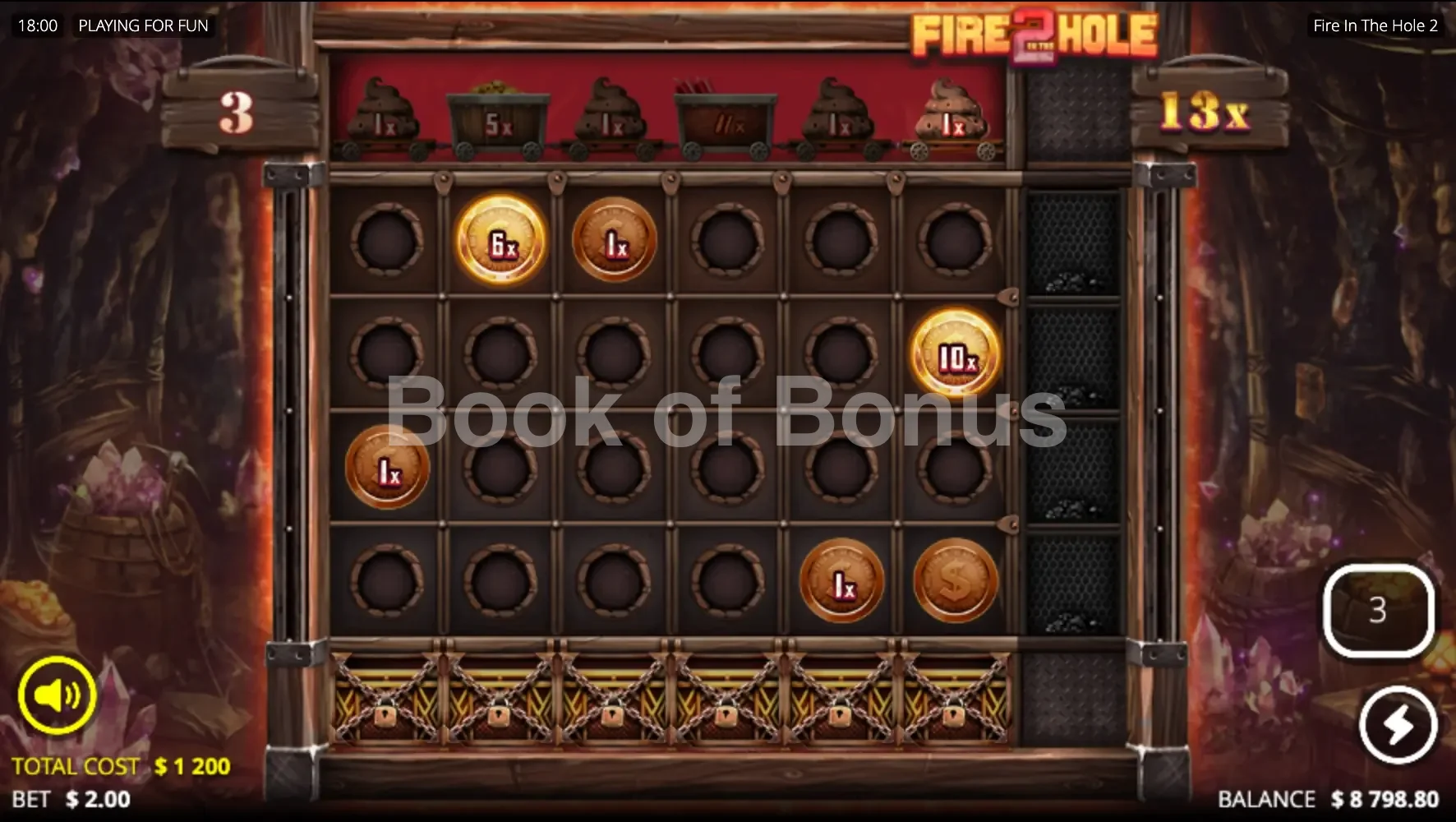 Fire In The Hole 2 par Nolimit City - tours gratuits