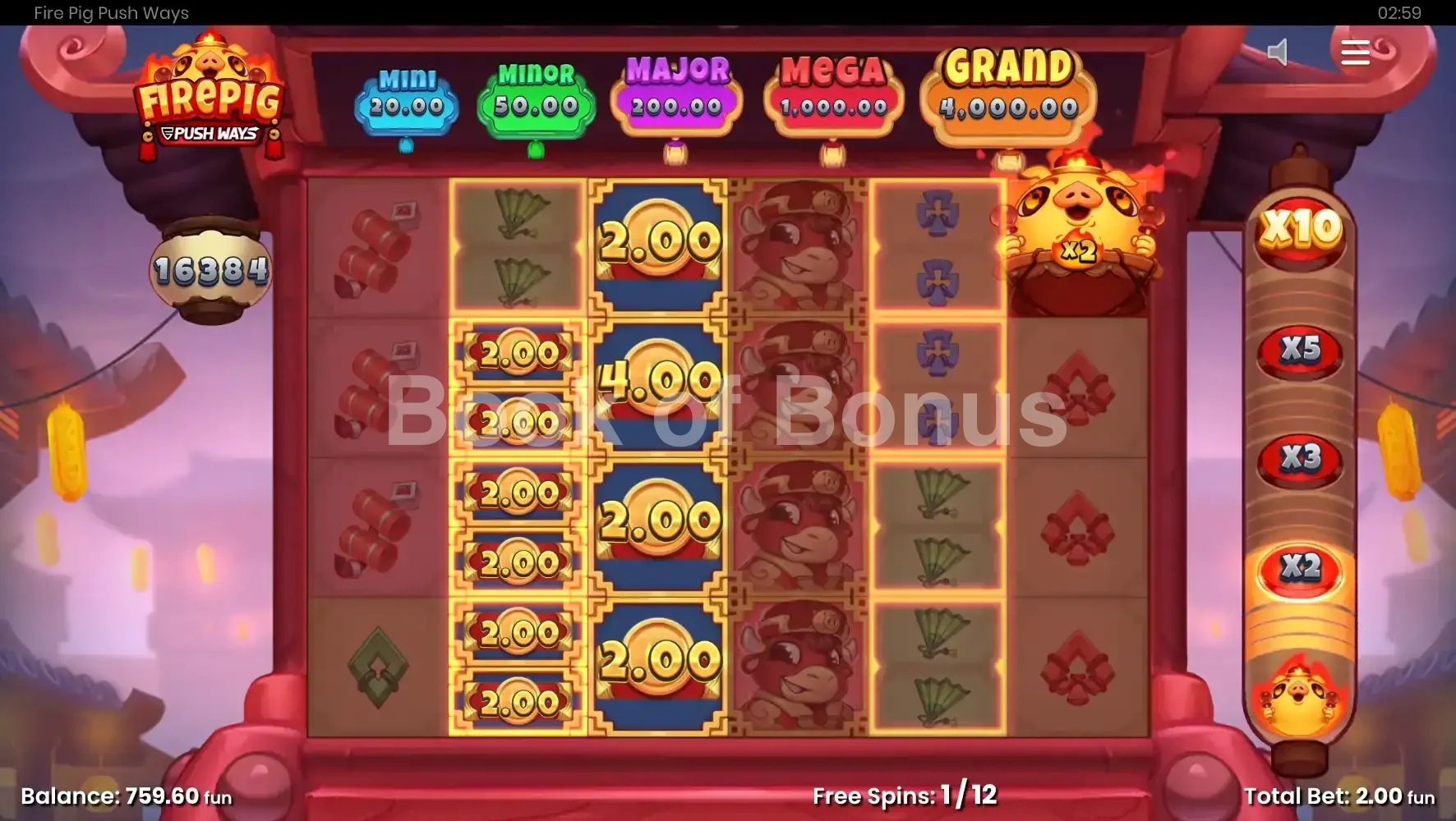 Fire Pig Push Ways par Push Gaming - tours gratuits