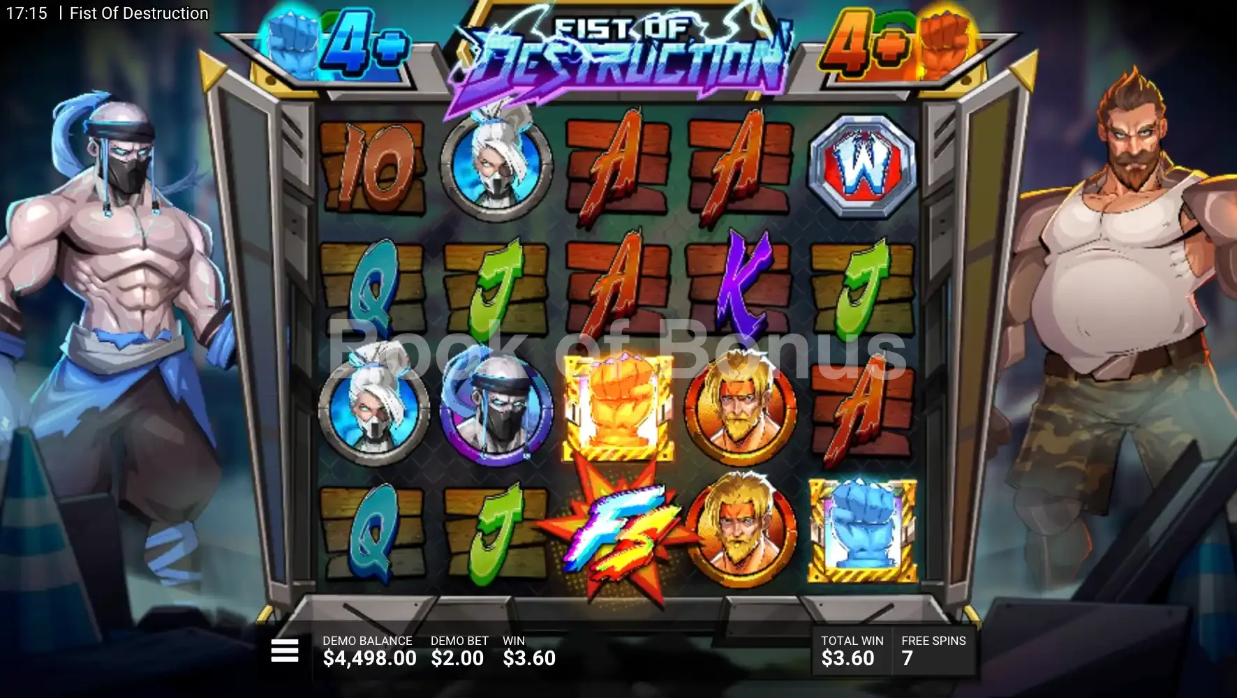 Fist of Destruction par Hacksaw Gaming - tours gratuits