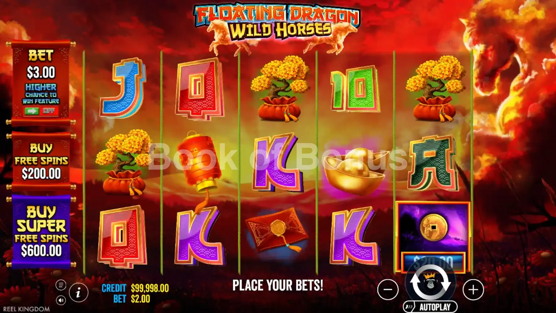 Jeu de base Floating Dragon Wild Horses