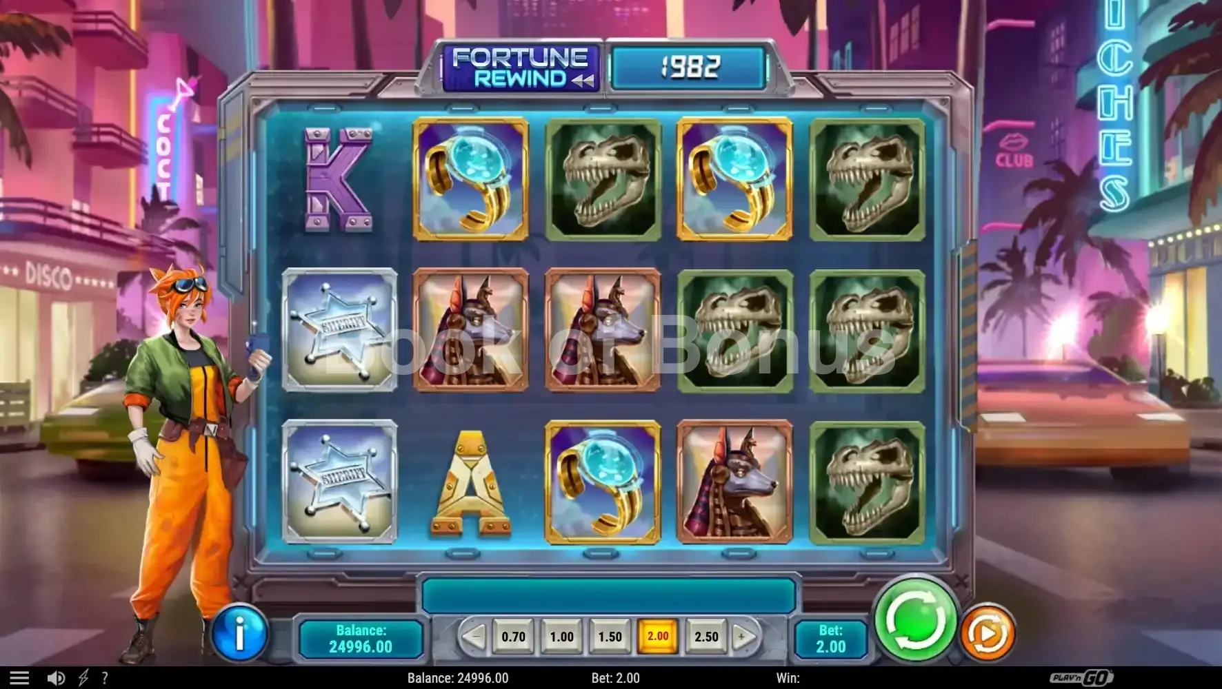 Fortune Rewind par Play'n GO - base game 2