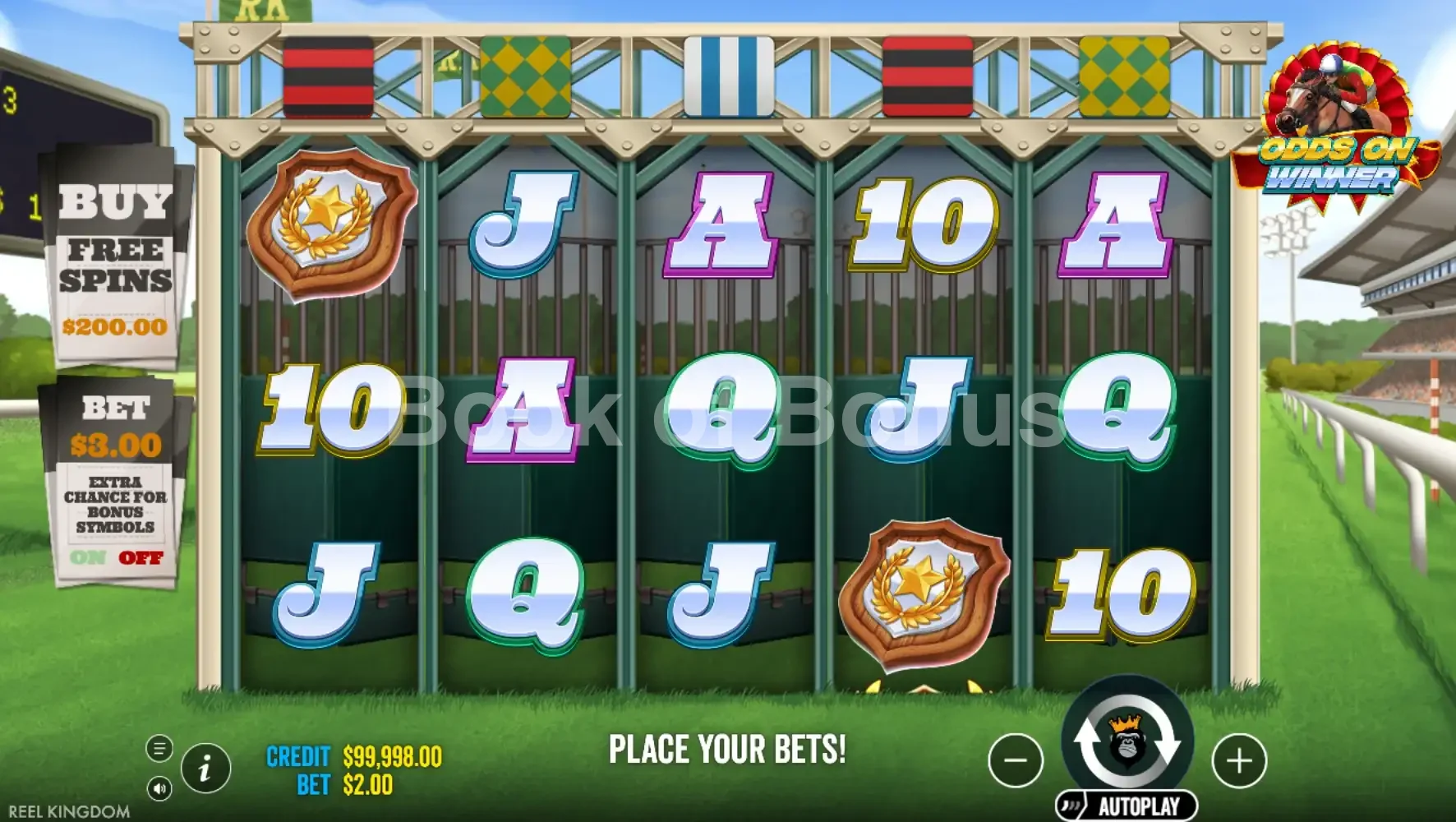 Jeu de base Front Runner Odds On