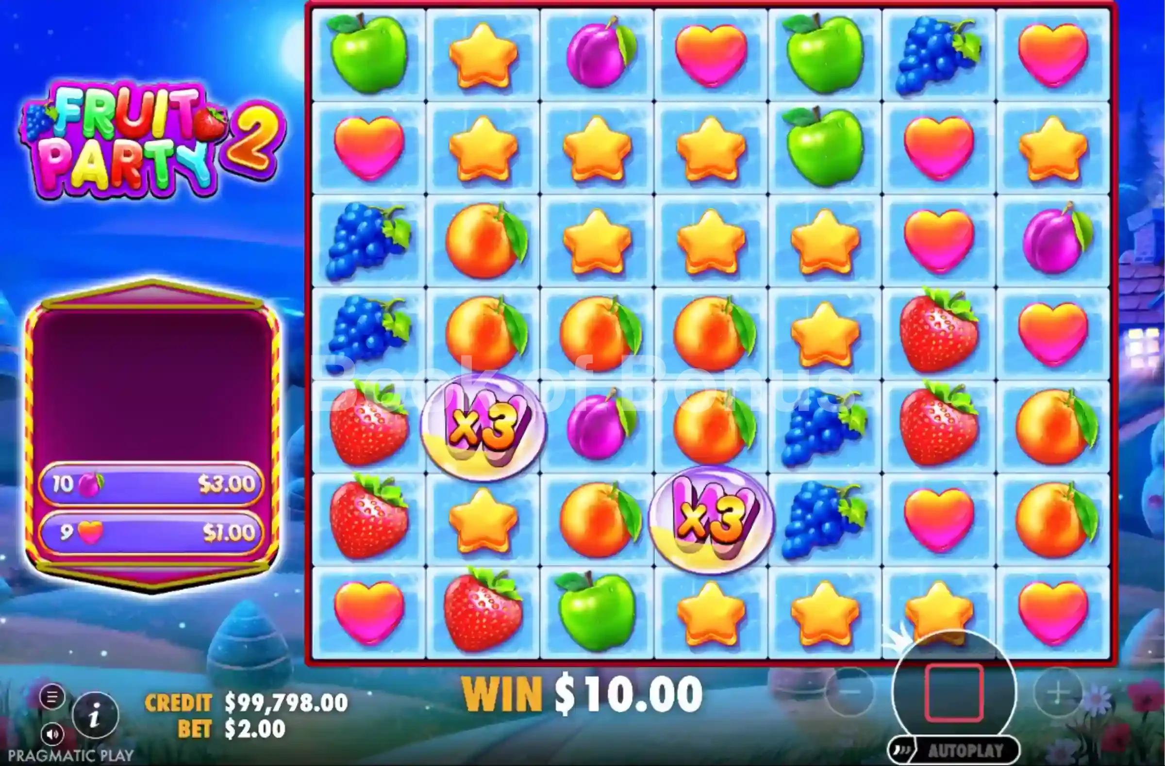 Fruit Party 2 par Pragmatic Play - tours gratuits