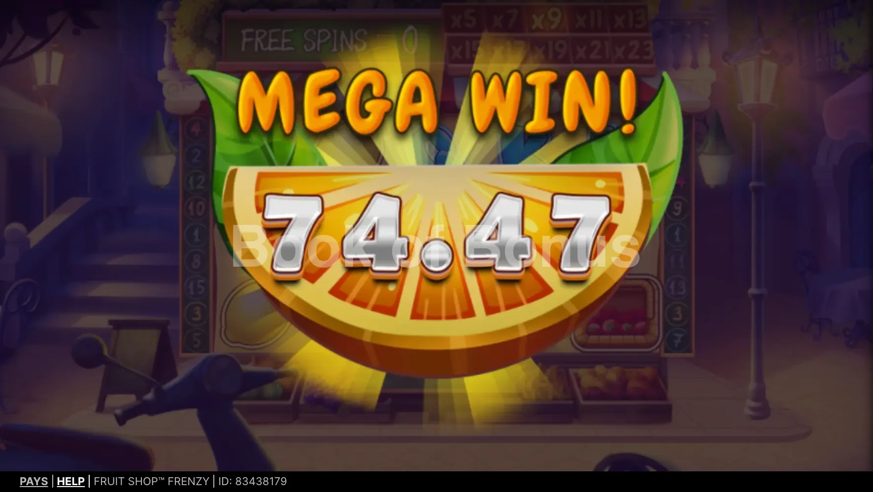 Fruit Shop Frenzy par NetEnt - gros gain