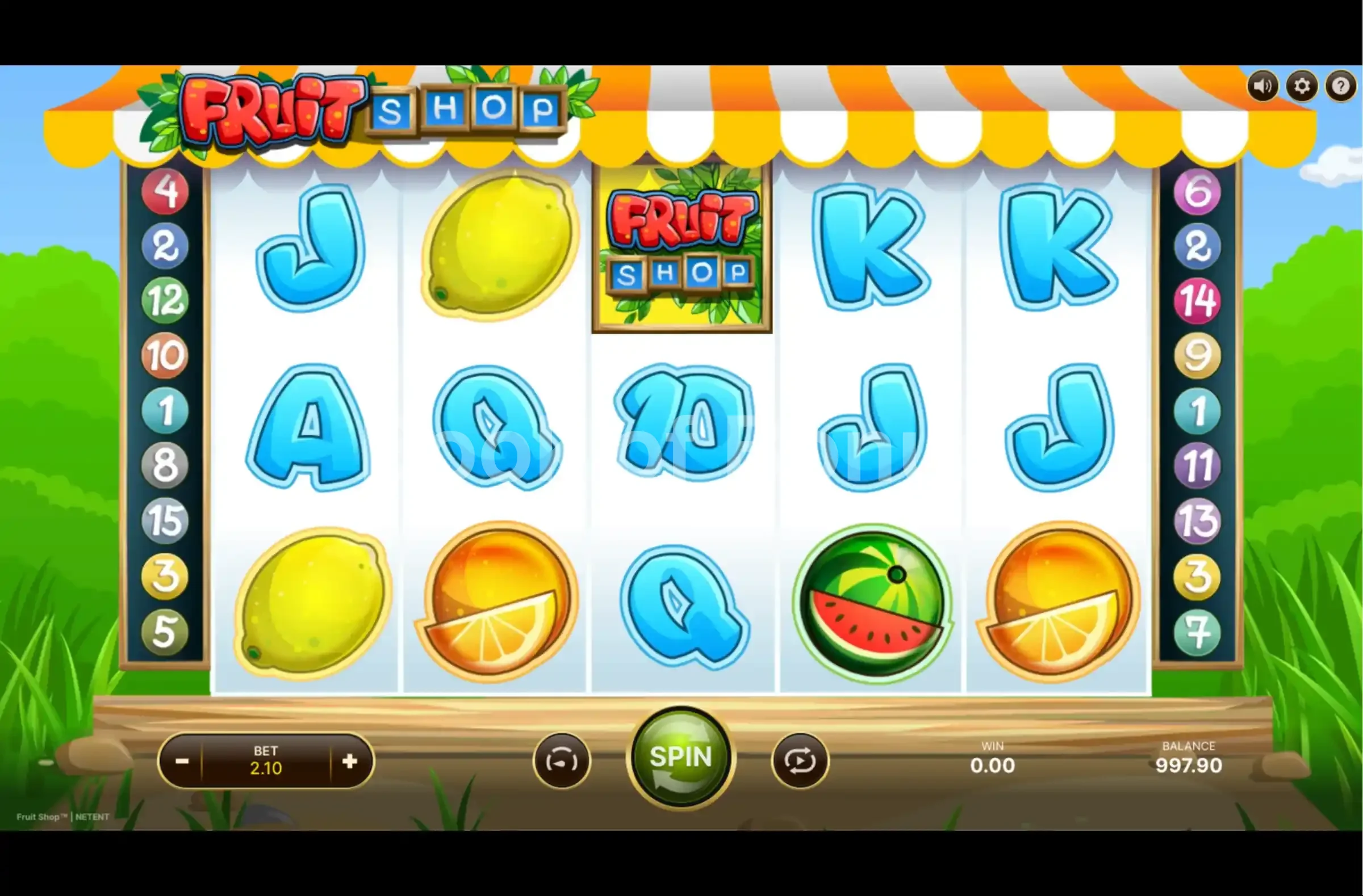 Jeu de base Fruit Shop