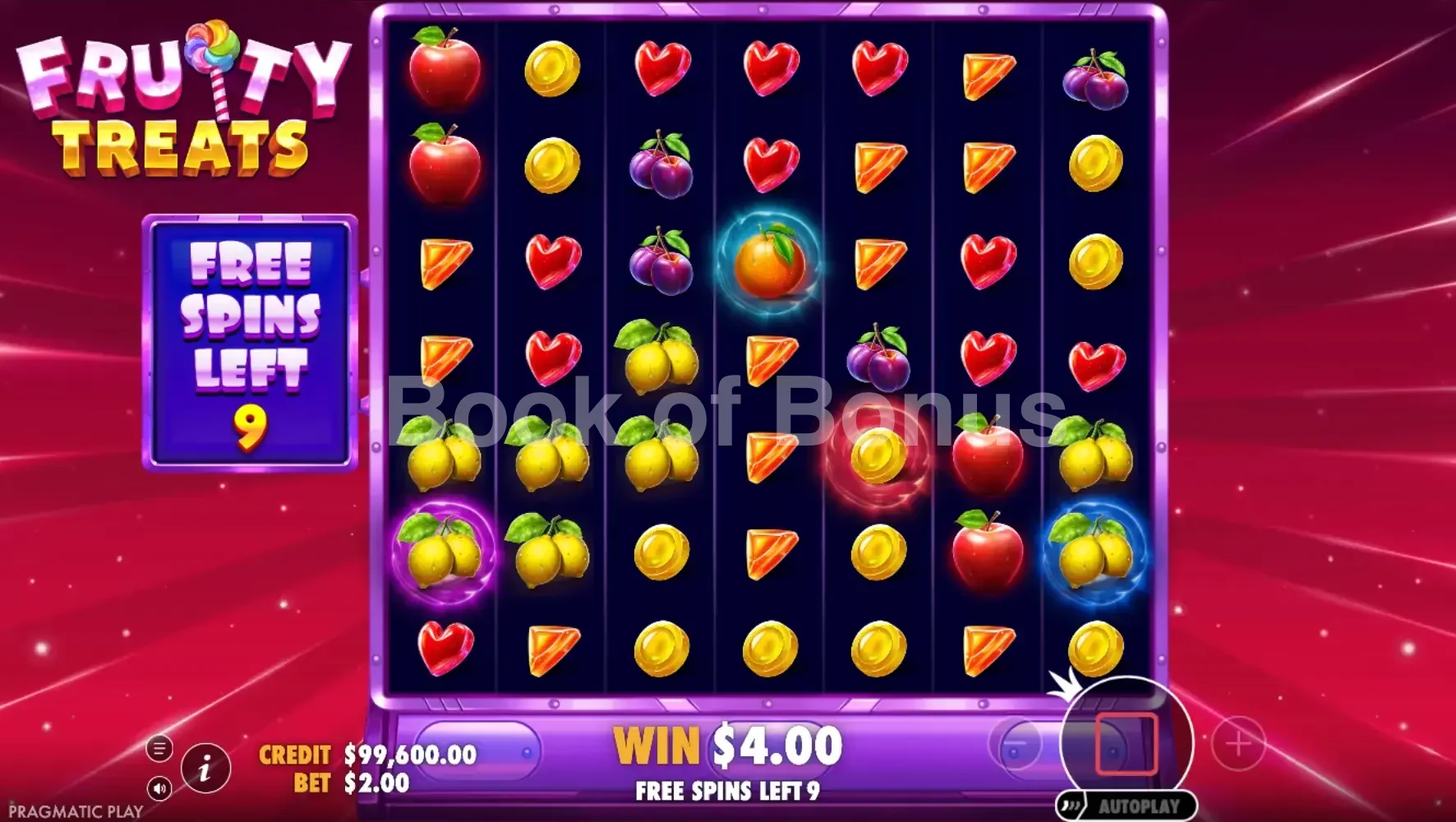 Fruity Treats par Pragmatic Play - tours gratuits