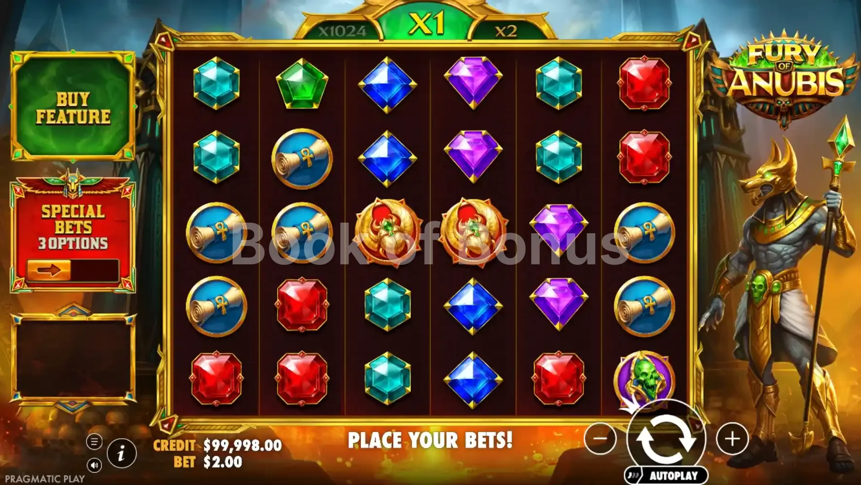 Jeu de base Fury of Anubis